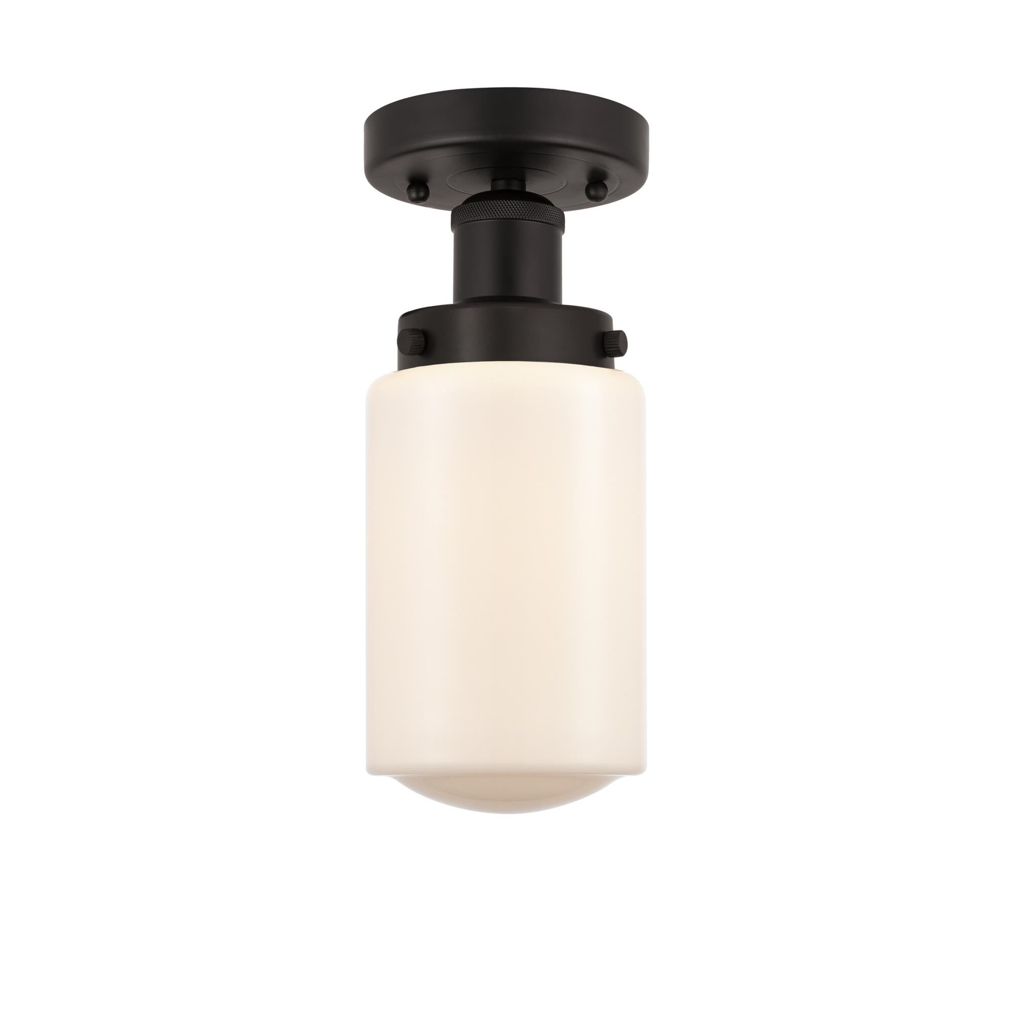 Shown in Oil Rubbed Bronze, Matte White finish and Matte White glass and Matte White Glass shade