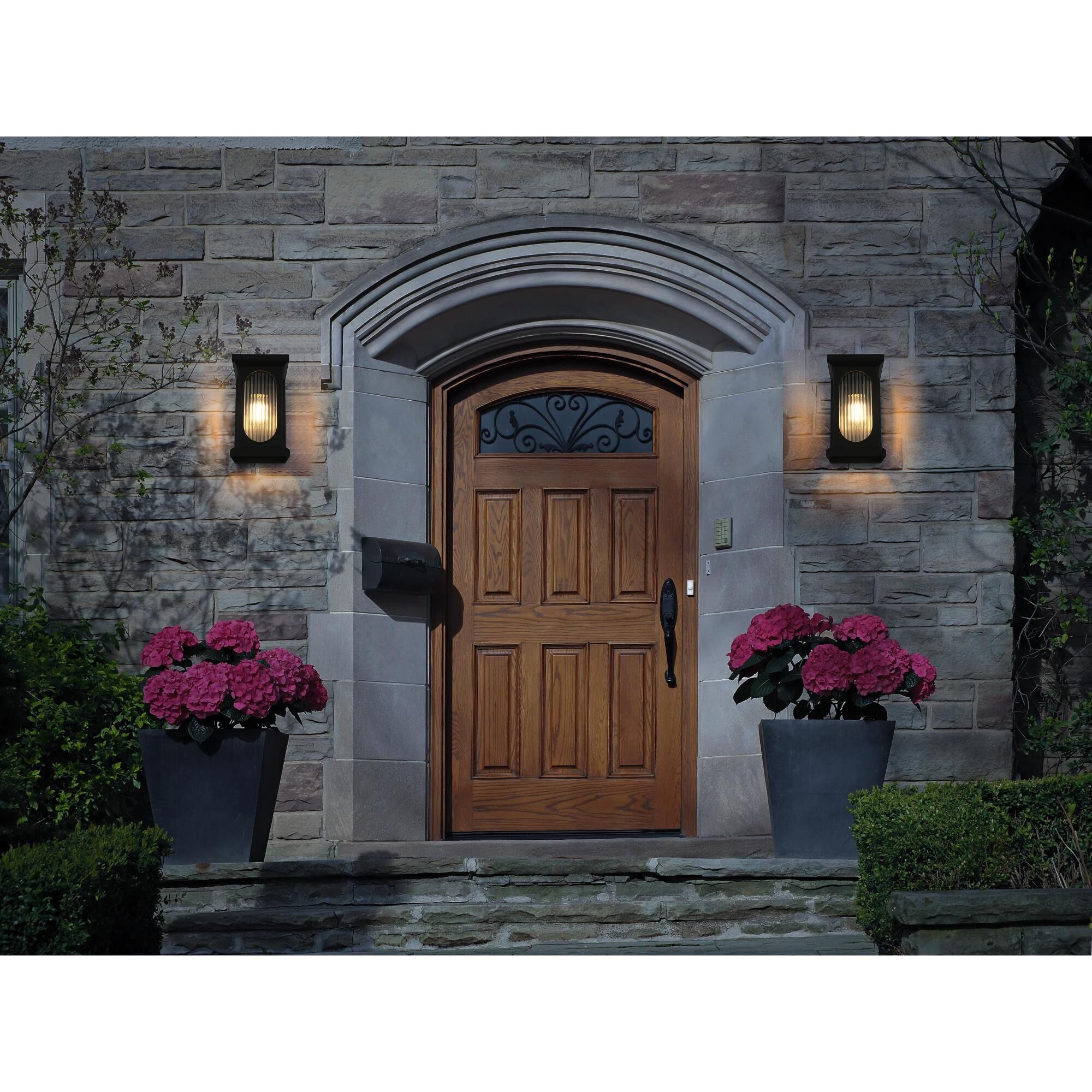 Sevyn 14 Inch Outdoor Wall Light by Elegant Lighting