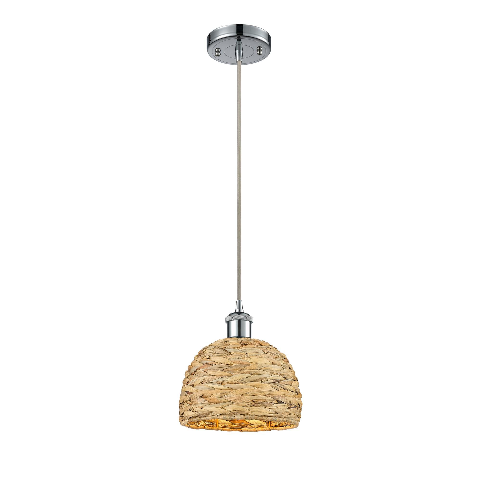 Shown in Polished Chrome finish and Natural shade