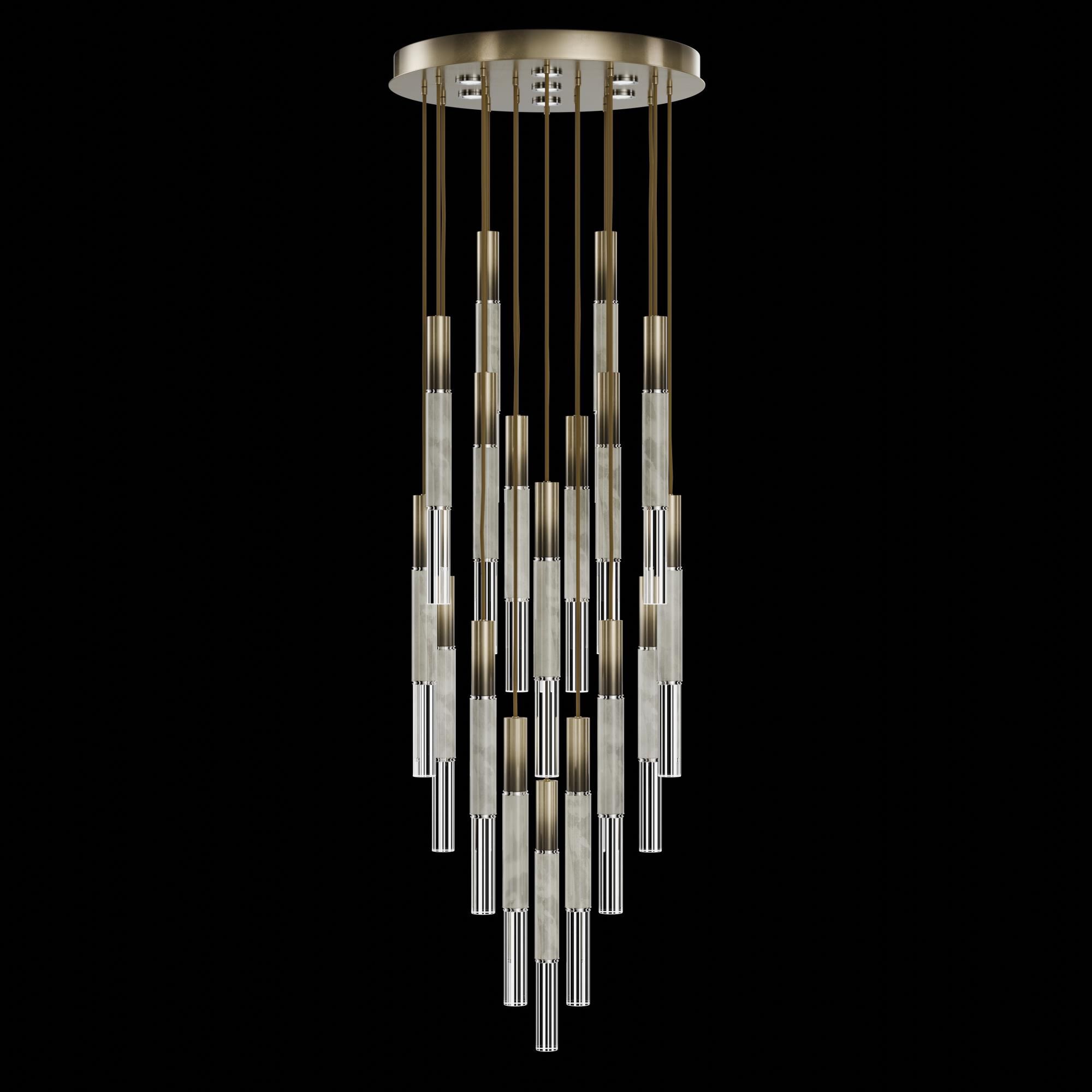 Antonia Antonia 31 Inch Multi Light Pendant by Fine Art Handcrafted Lighting