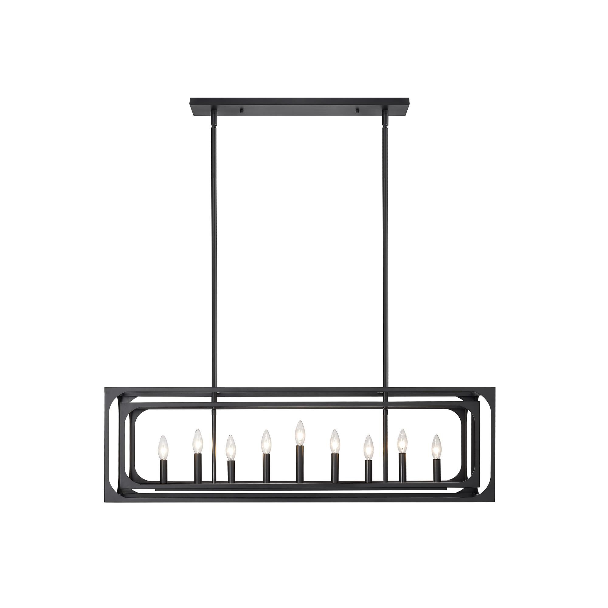 Shown in Matte Black finish and Steel shade