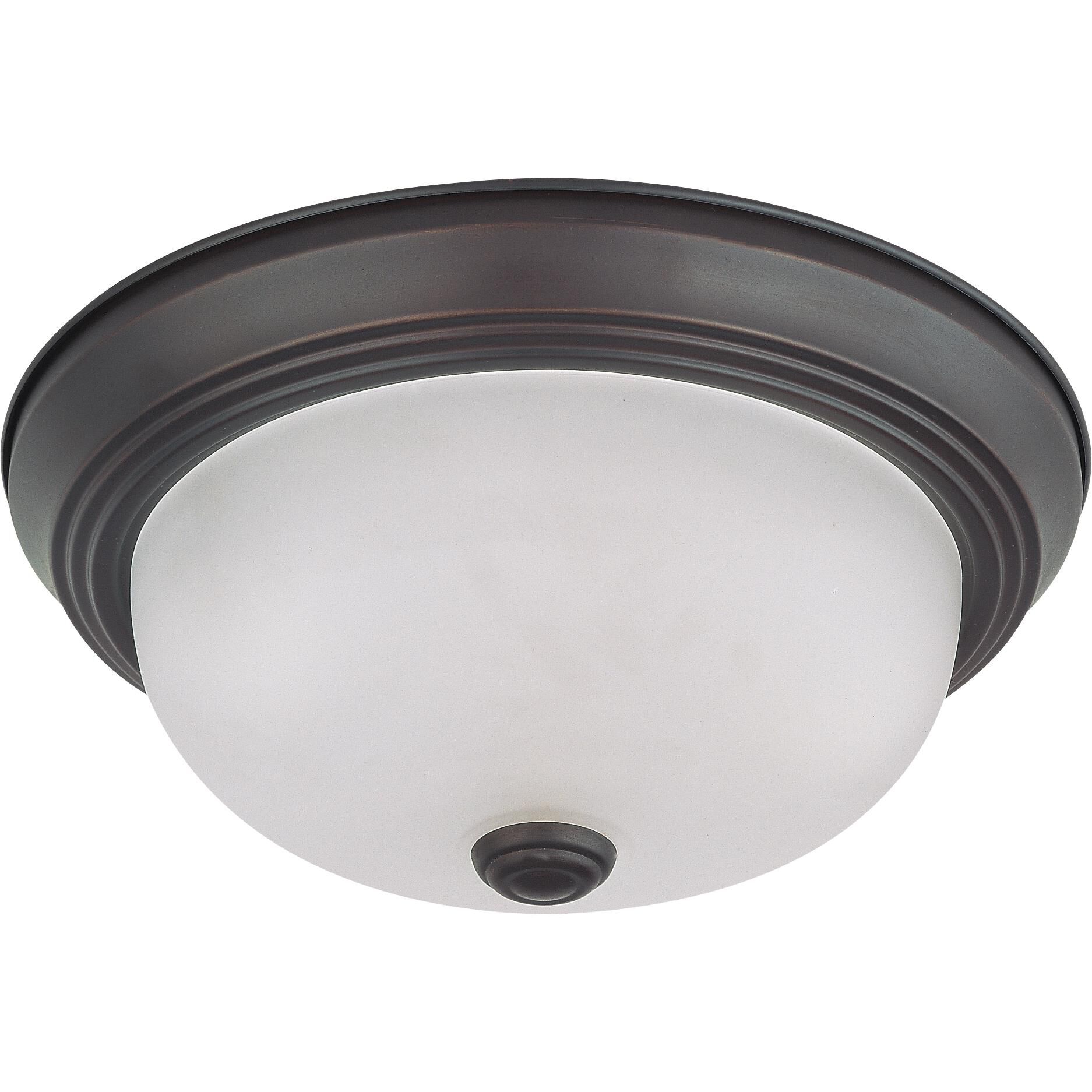 11 Inch 2 Light Flush Mount by Nuvo Lighting