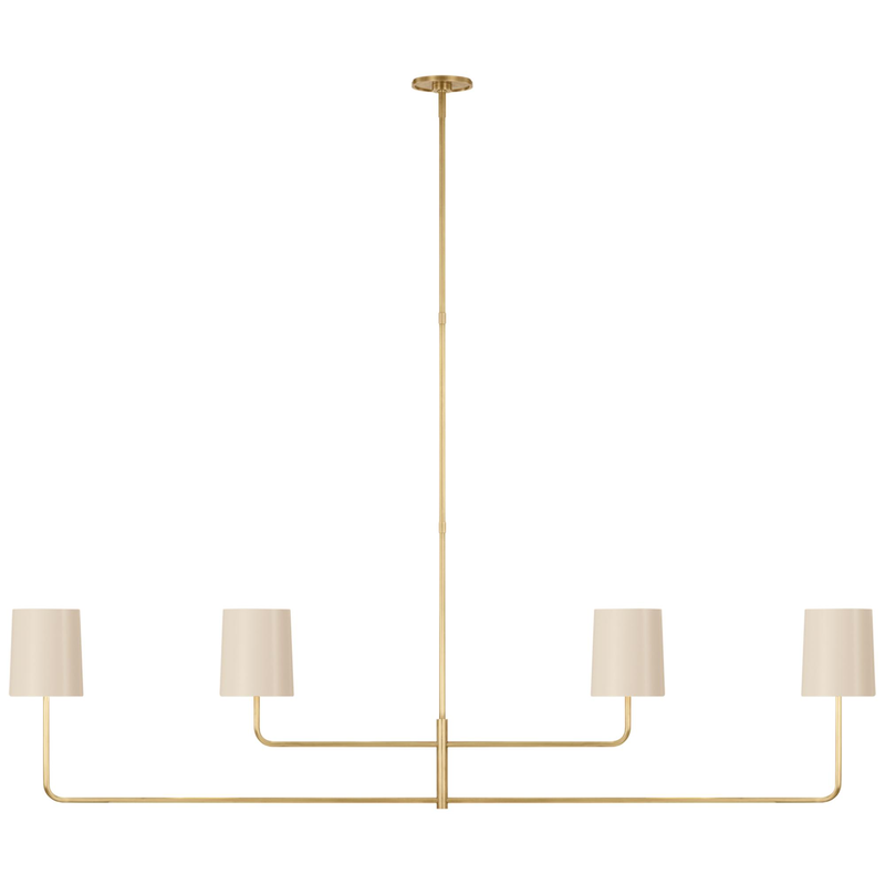 Barbara Barry Go Lightly 70 Inch 4 Light LED Linear Suspension Light by Visual Comfort Signature Collection