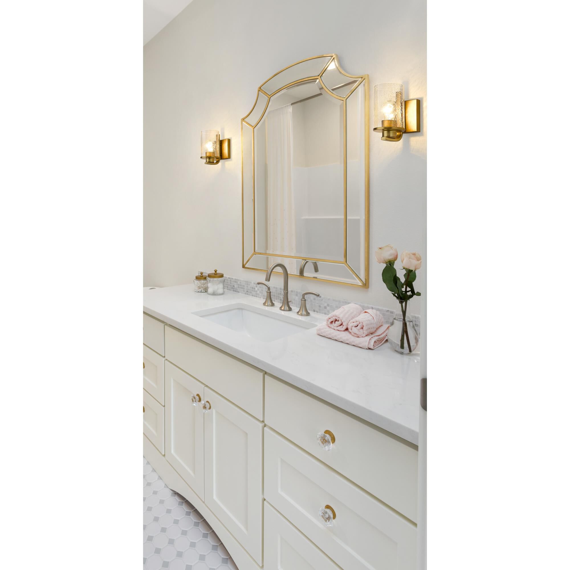 Shown in Olde Brass finish