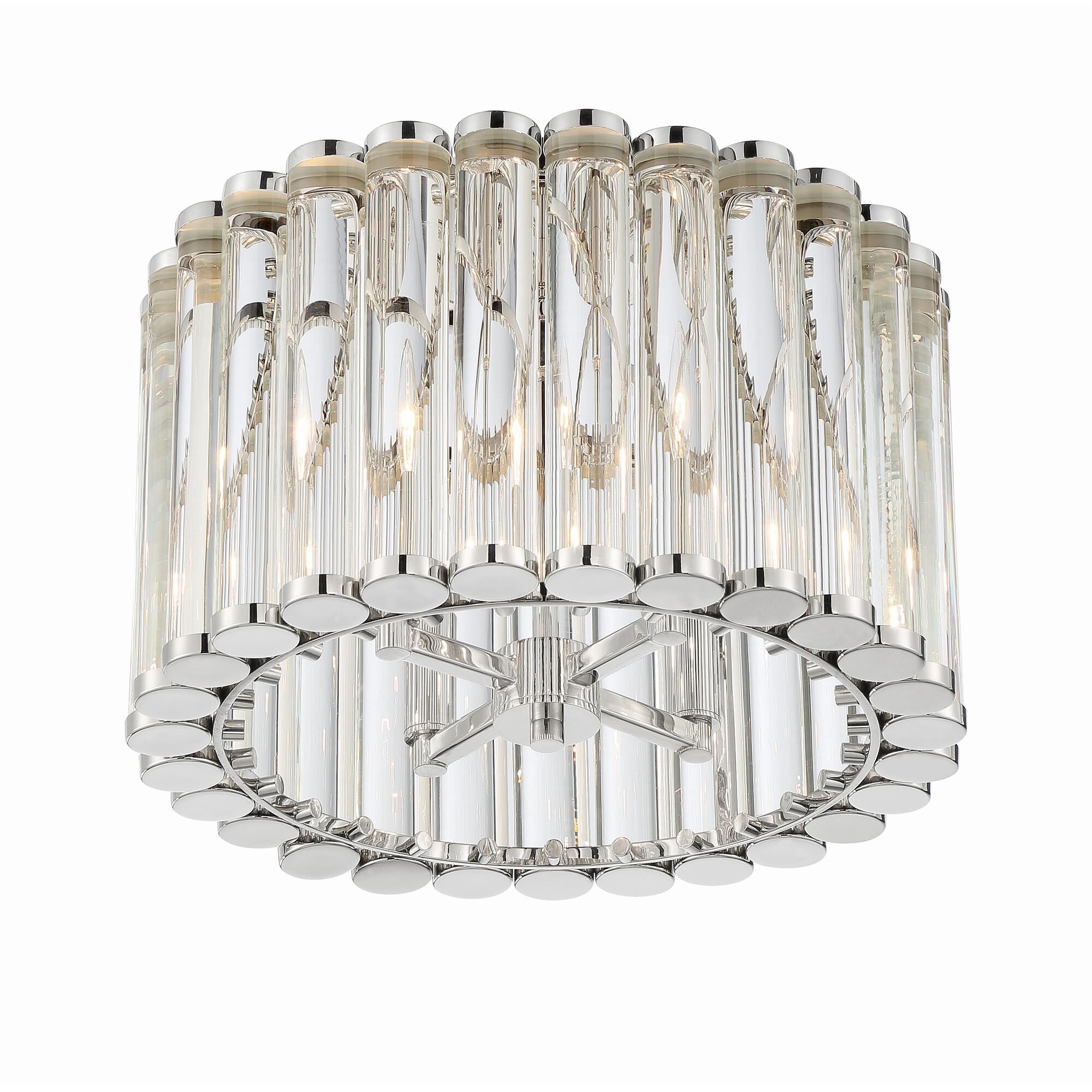 Libby Langdon Elliot 15 Inch 4 Light Semi Flush Mount,