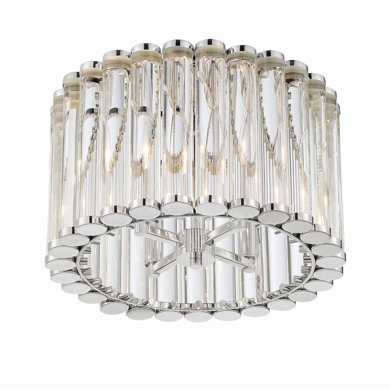 Libby Langdon Elliot 15 Inch 4 Light Semi Flush Mount by Crystorama