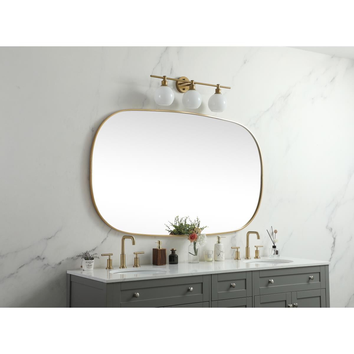 Brynn 60 Inch Decorative Mirror by Elegant Decor