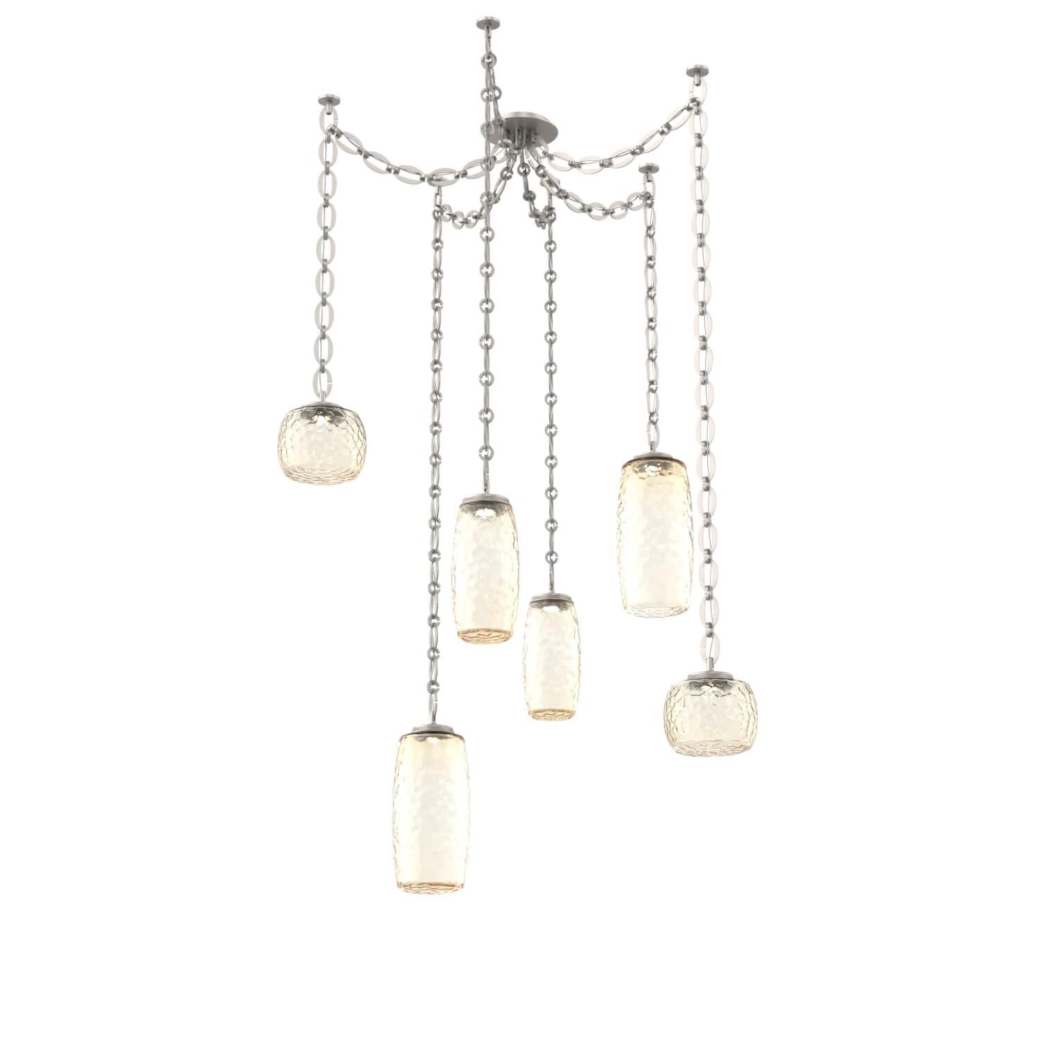 Levi Wilson Vessel 15 Inch Multi Pendant Light by Hammerton Studio