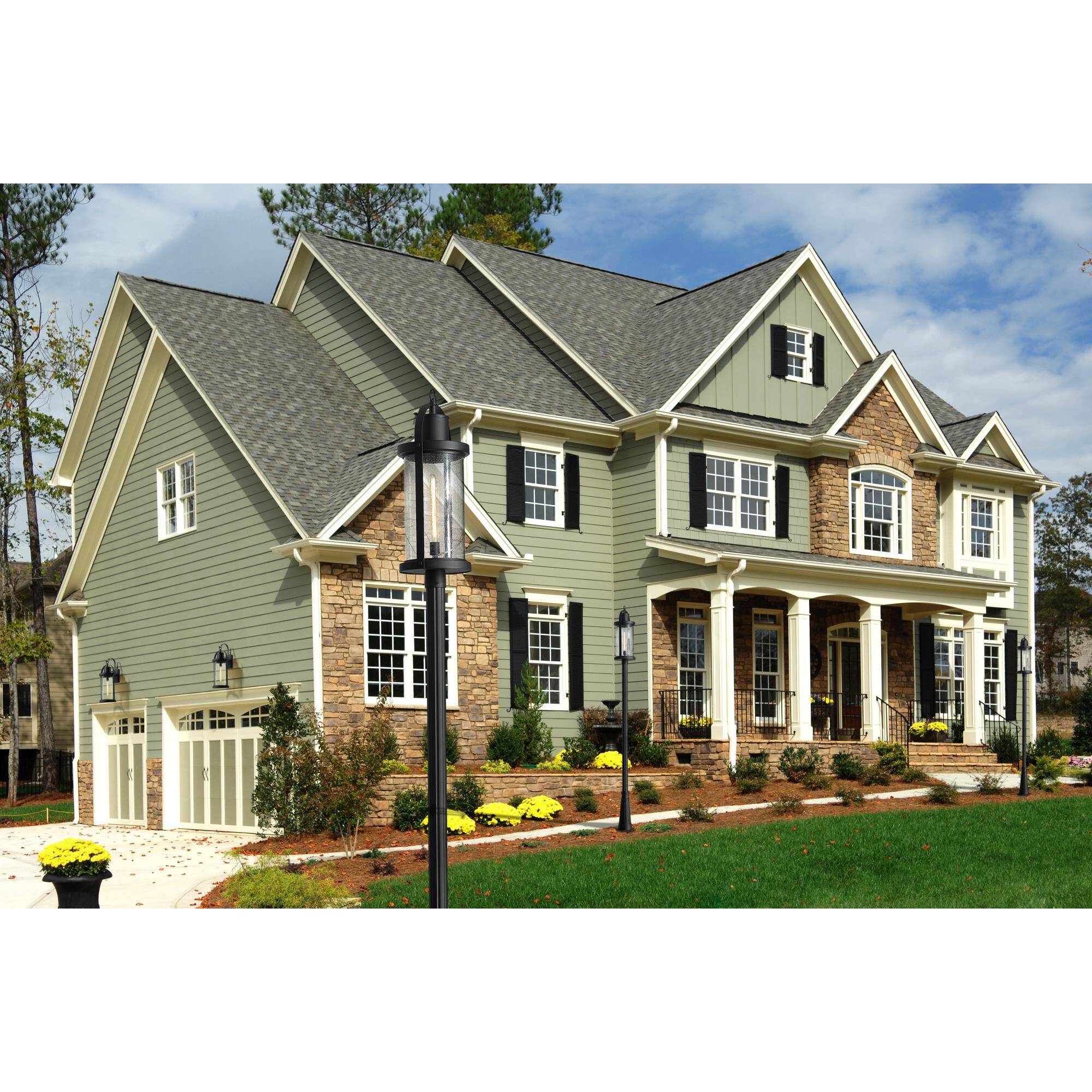 Z-Lite Roundhouse 113 Inch Tall Outdoor Post Lamp