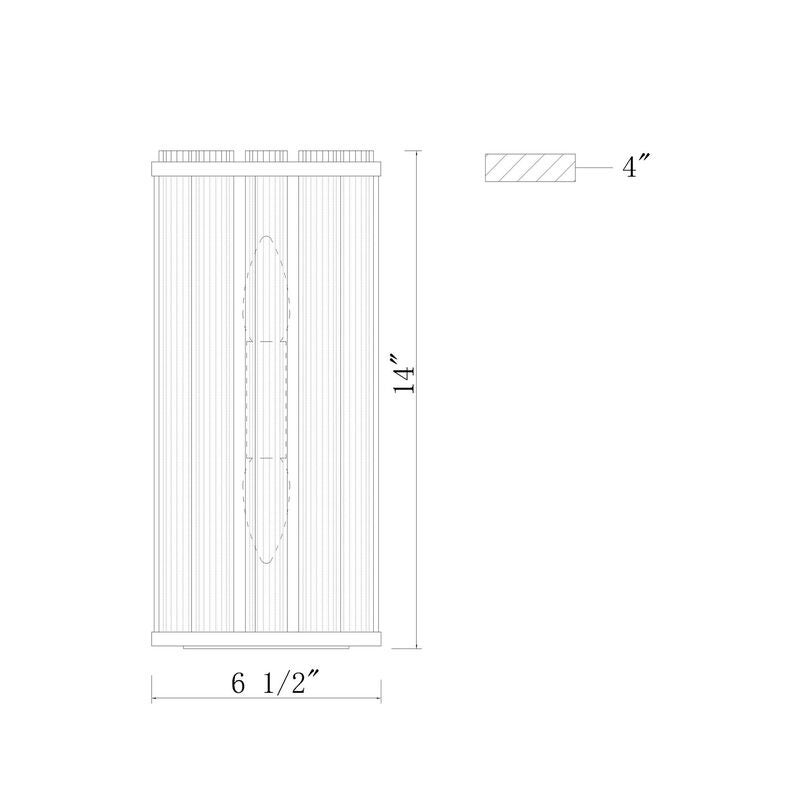 Glasbury Wall Sconce by Eurofase Lighting