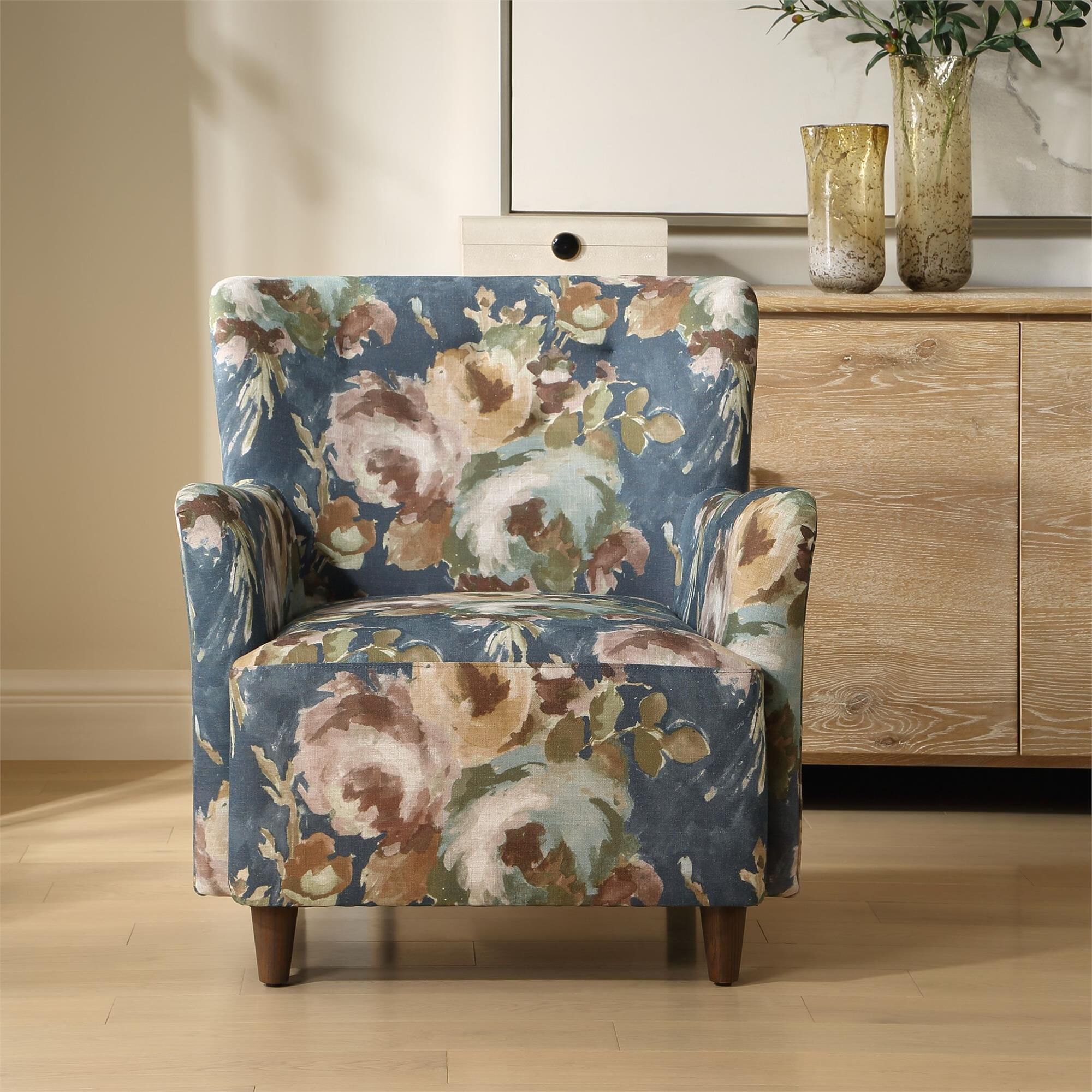 Shown in Blue finish