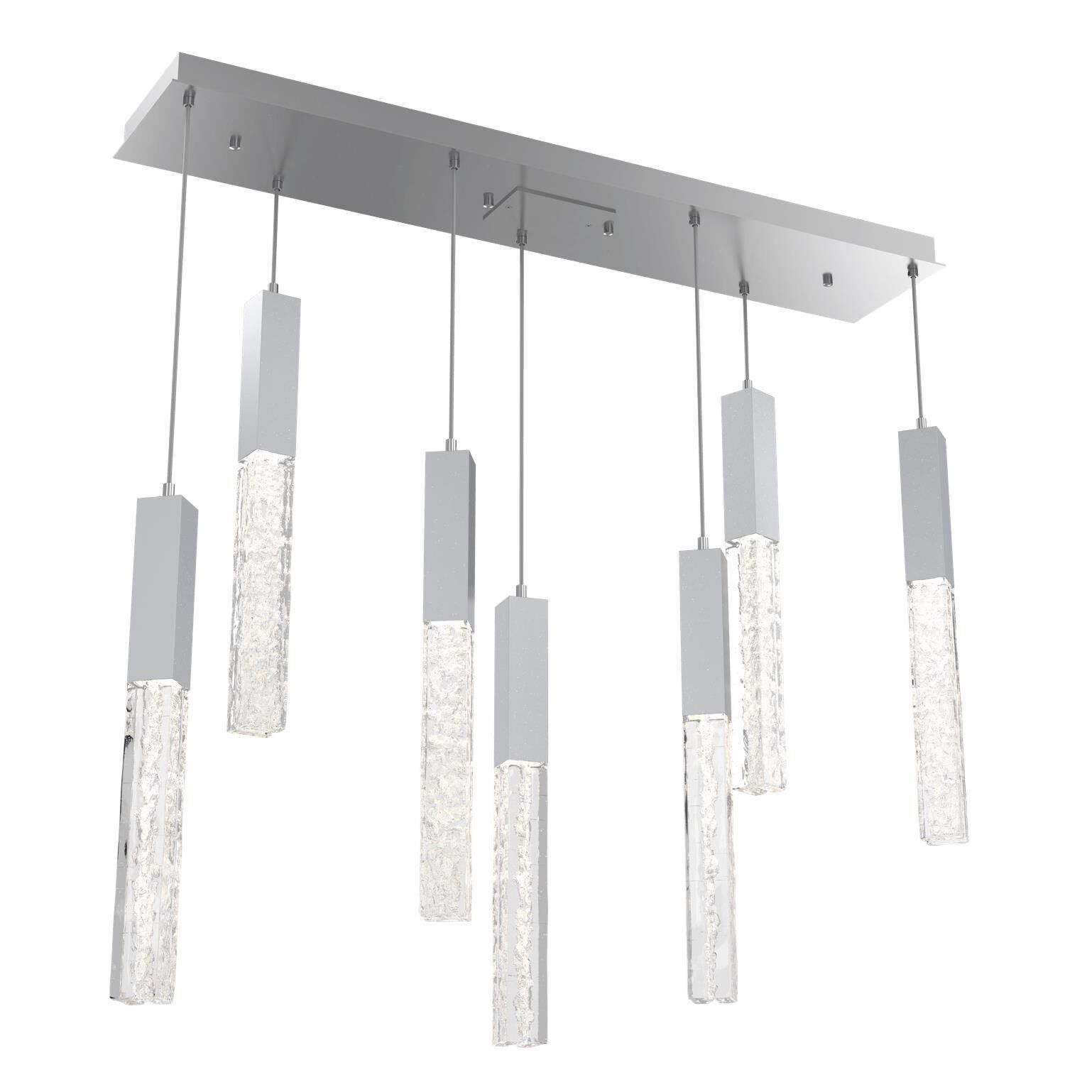 Glacier 42 Inch 7 Light LED Linear Suspension Light by Hammerton Studio