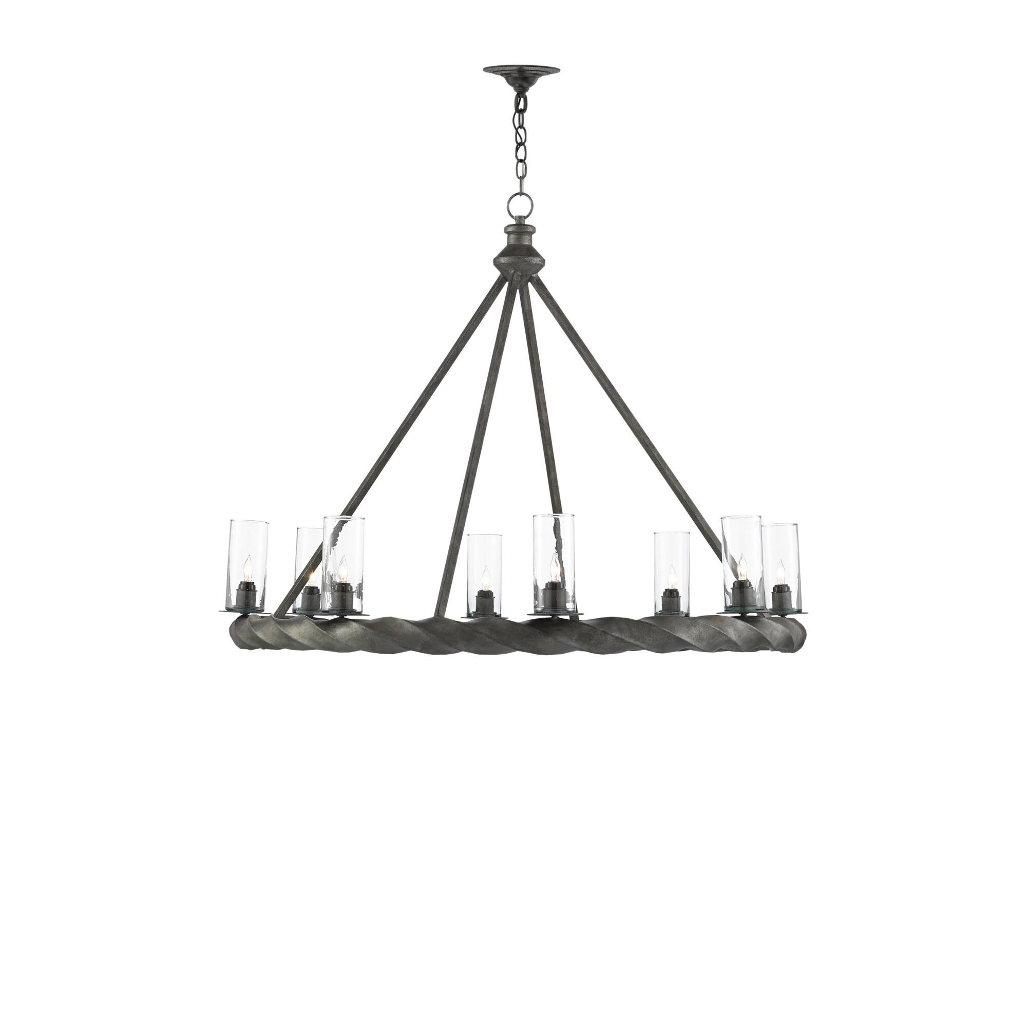 Orson 8 Light Chandelier by Currey and Company