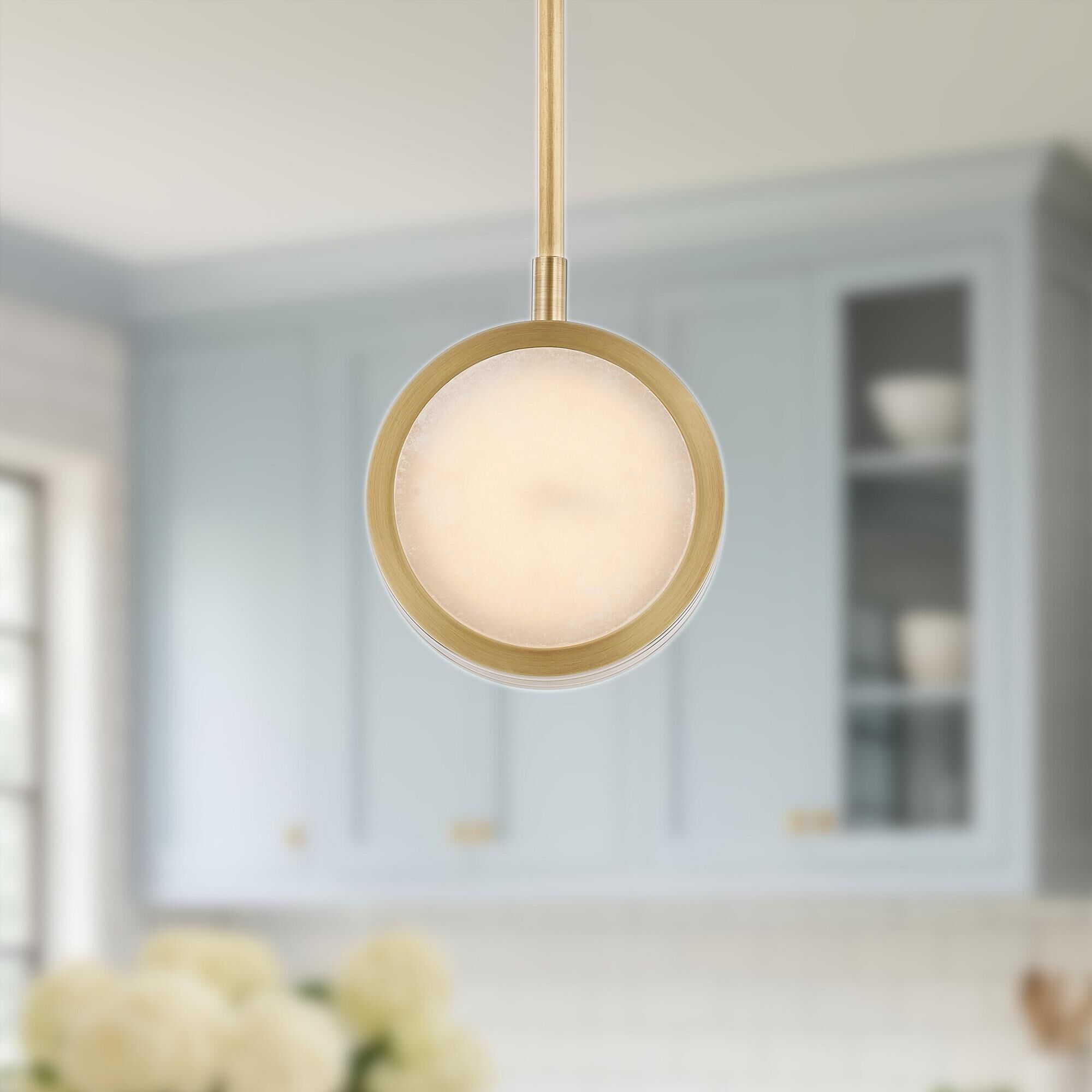 Alan Pepin Blanco 6 Inch Mini Pendant by Alora Lighting