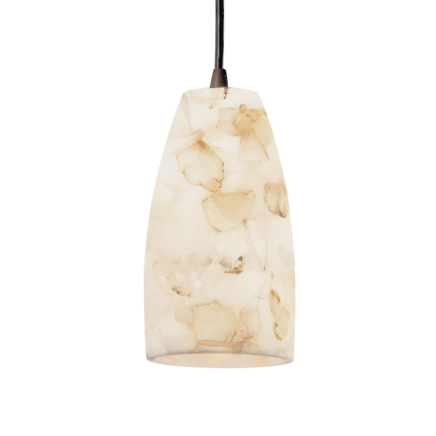 Alabaster Rocks! 4 Inch Mini Pendant by Justice Design Group
