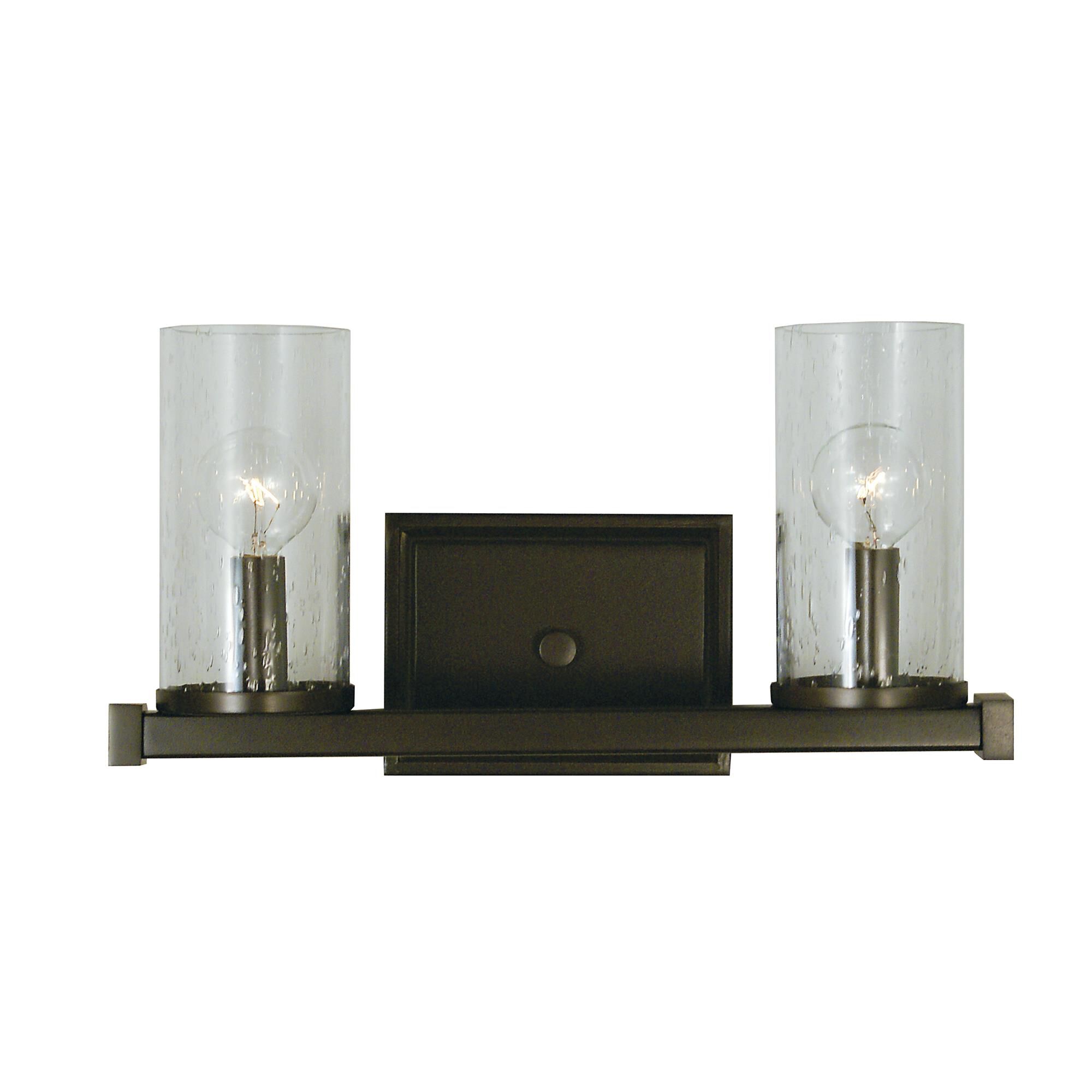 Shown with Clear Seedy Glass Cylinder shade