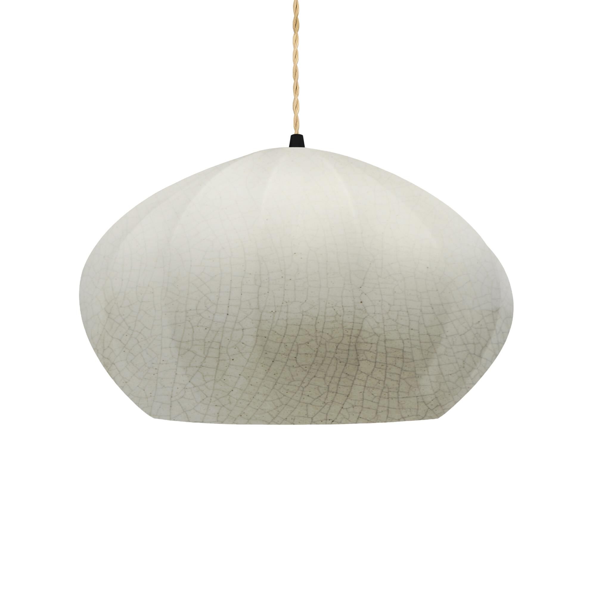 Fluted 13 Inch Large Pendant by Justice Design Group
