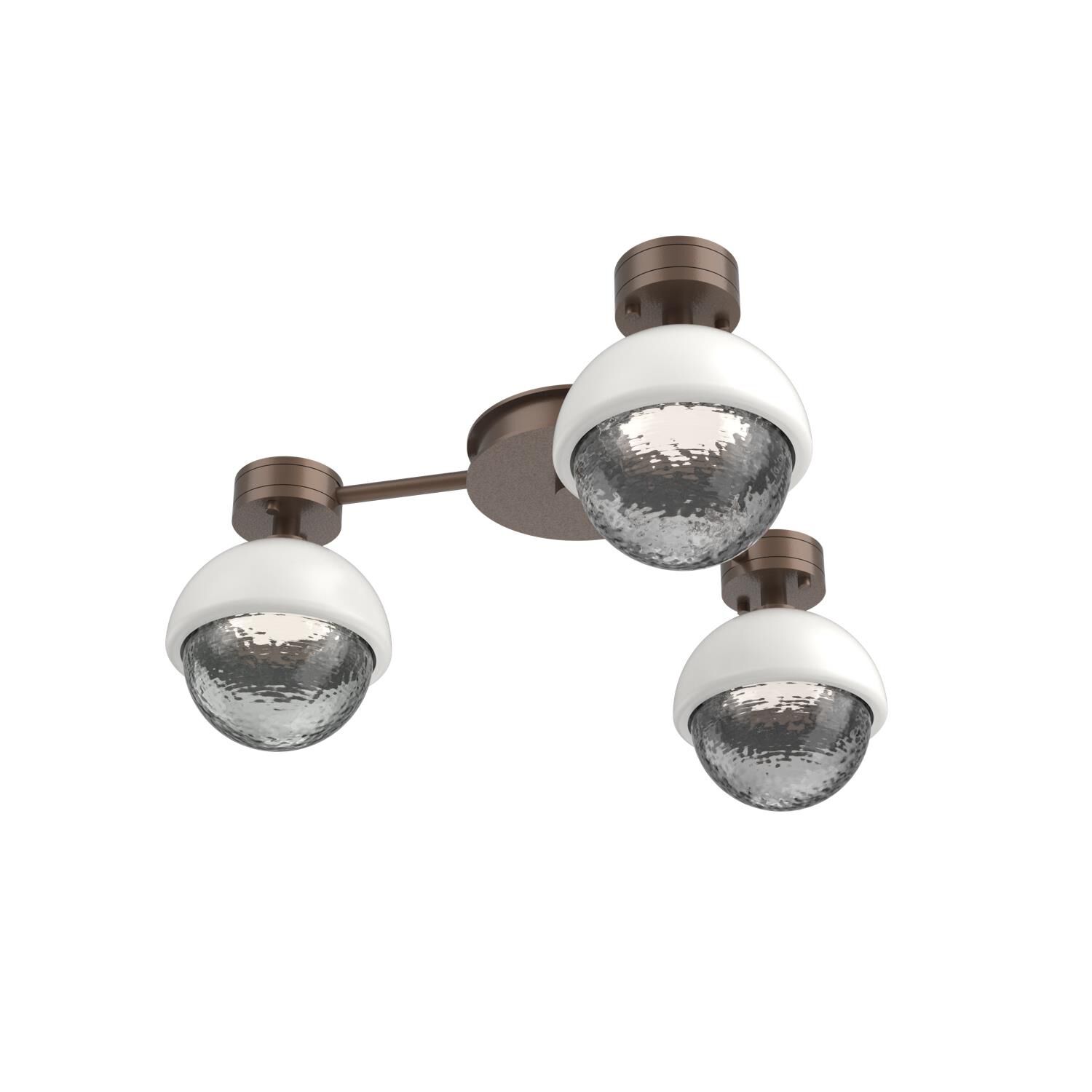 Levi Wilson Cabochon 23 Inch Flush Mount by Hammerton Studio