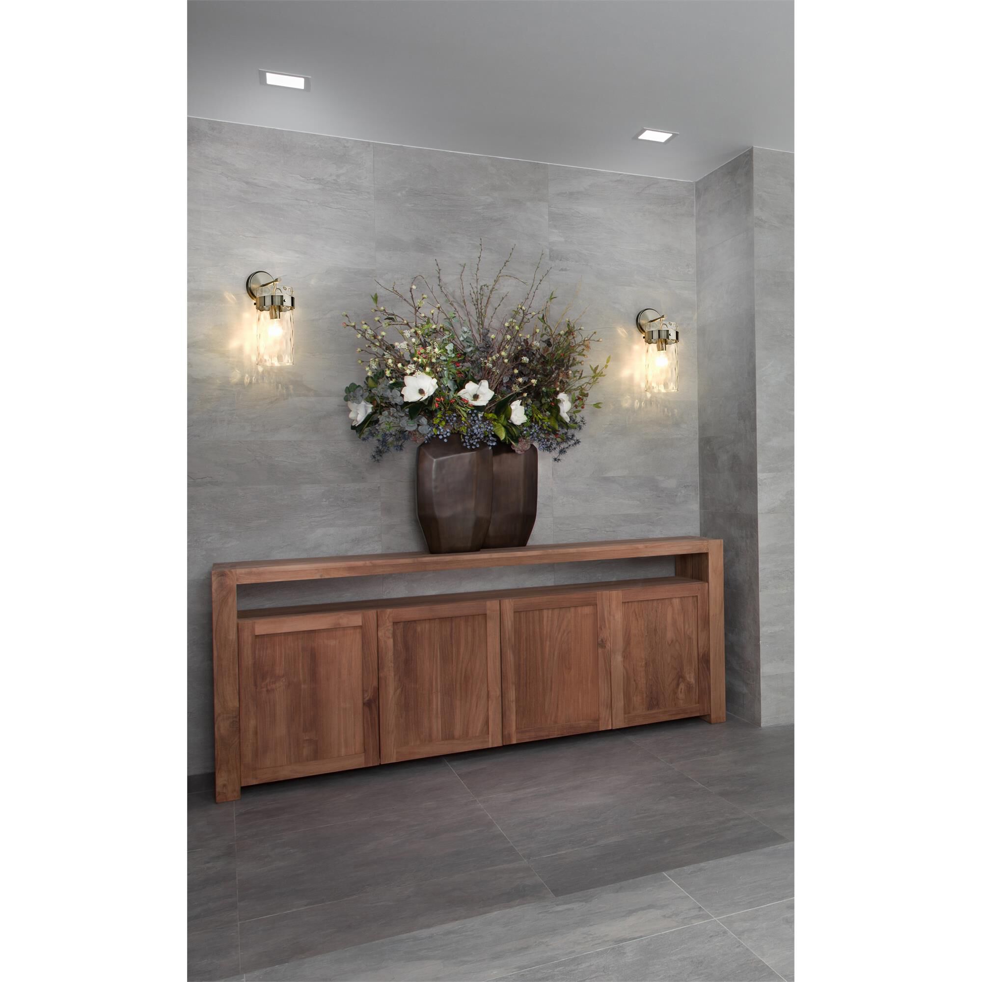Shown in Brushed Nickel finish