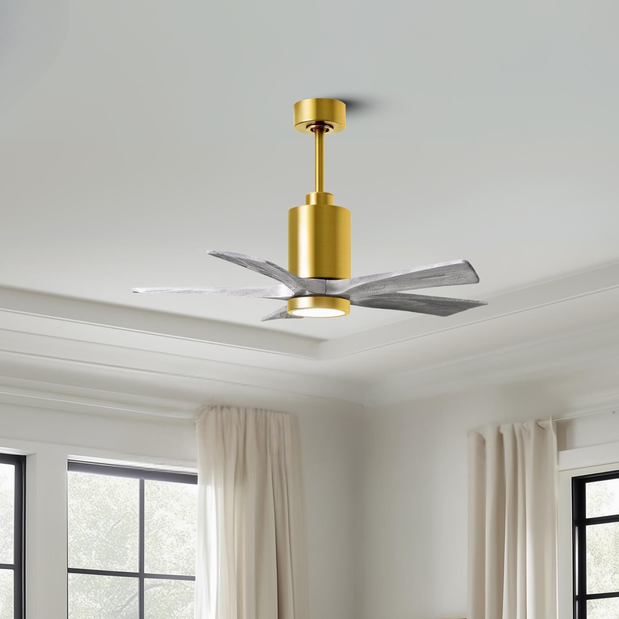 Shown in Brushed Brass finish