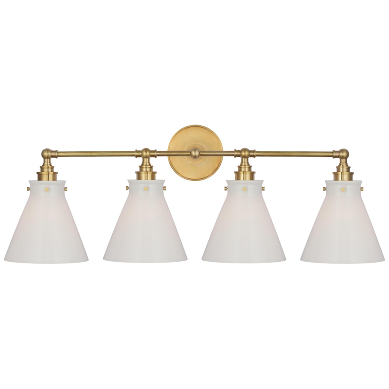 Chapman and Myers Parkington 32 Inch 4 Light LED Bath Vanity Light by Visual Comfort Signature Collection