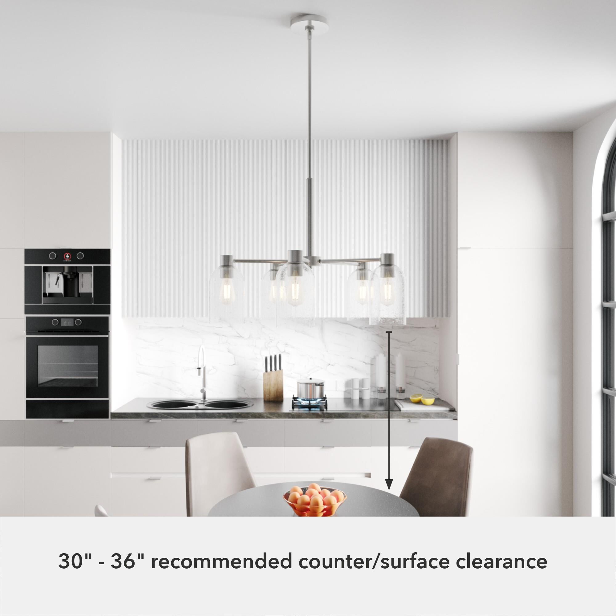 Lochemeade 26 Inch 5 Light Chandelier by Hunter Fan