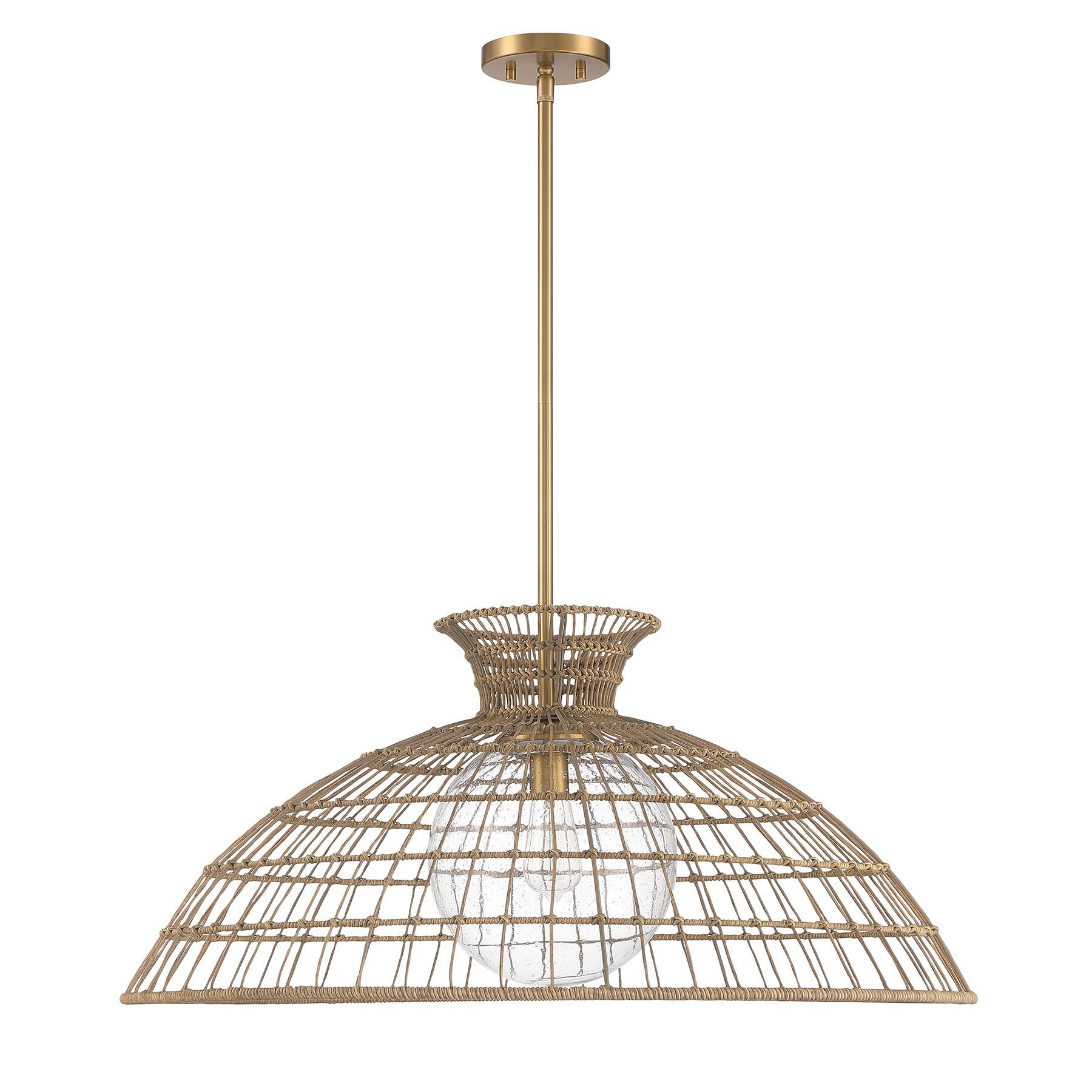 Lanai 32 Inch Large Pendant by Savoy House