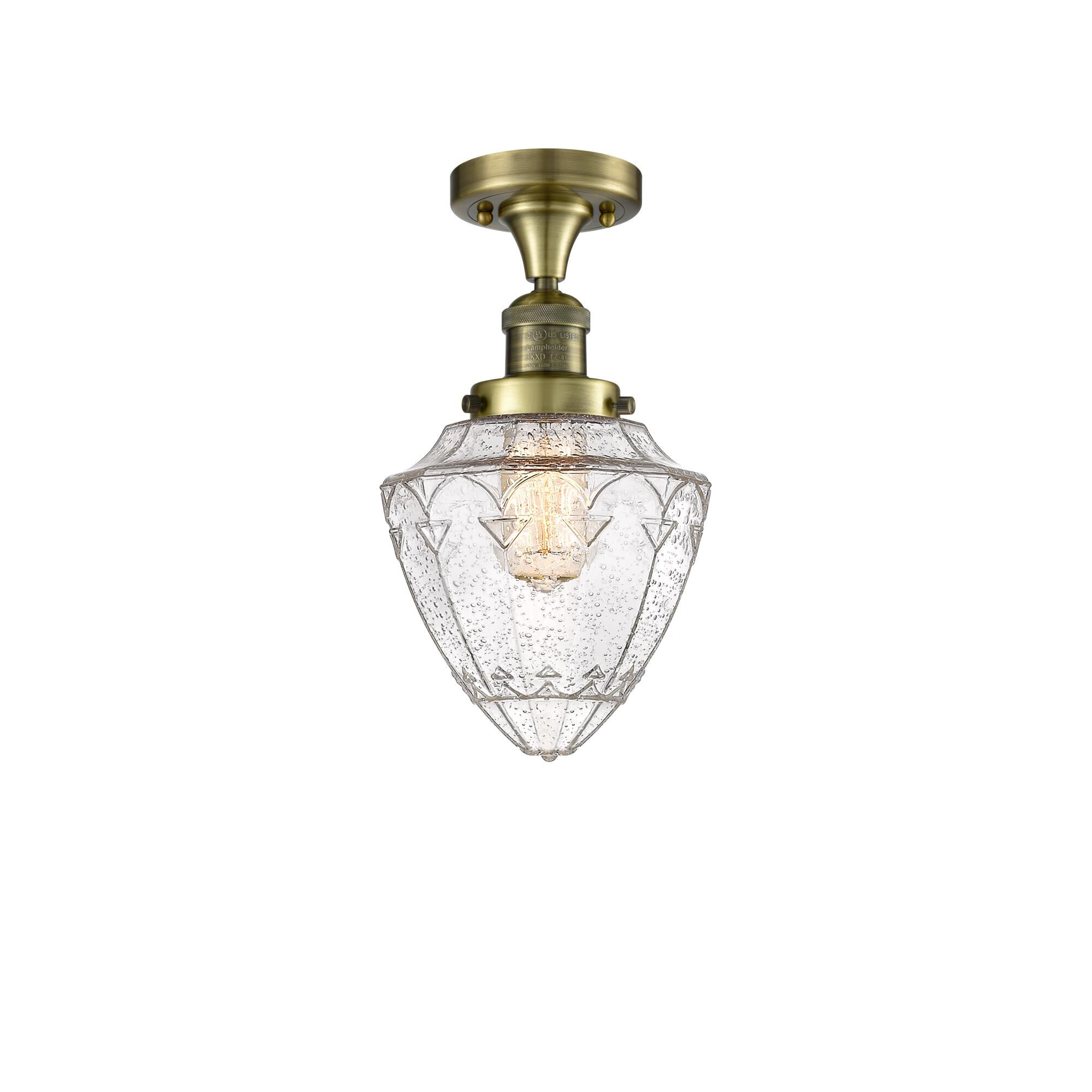 Bruno Marashlian Bullet 7 Inch 1 Light Semi Flush Mount by Innovations Lighting