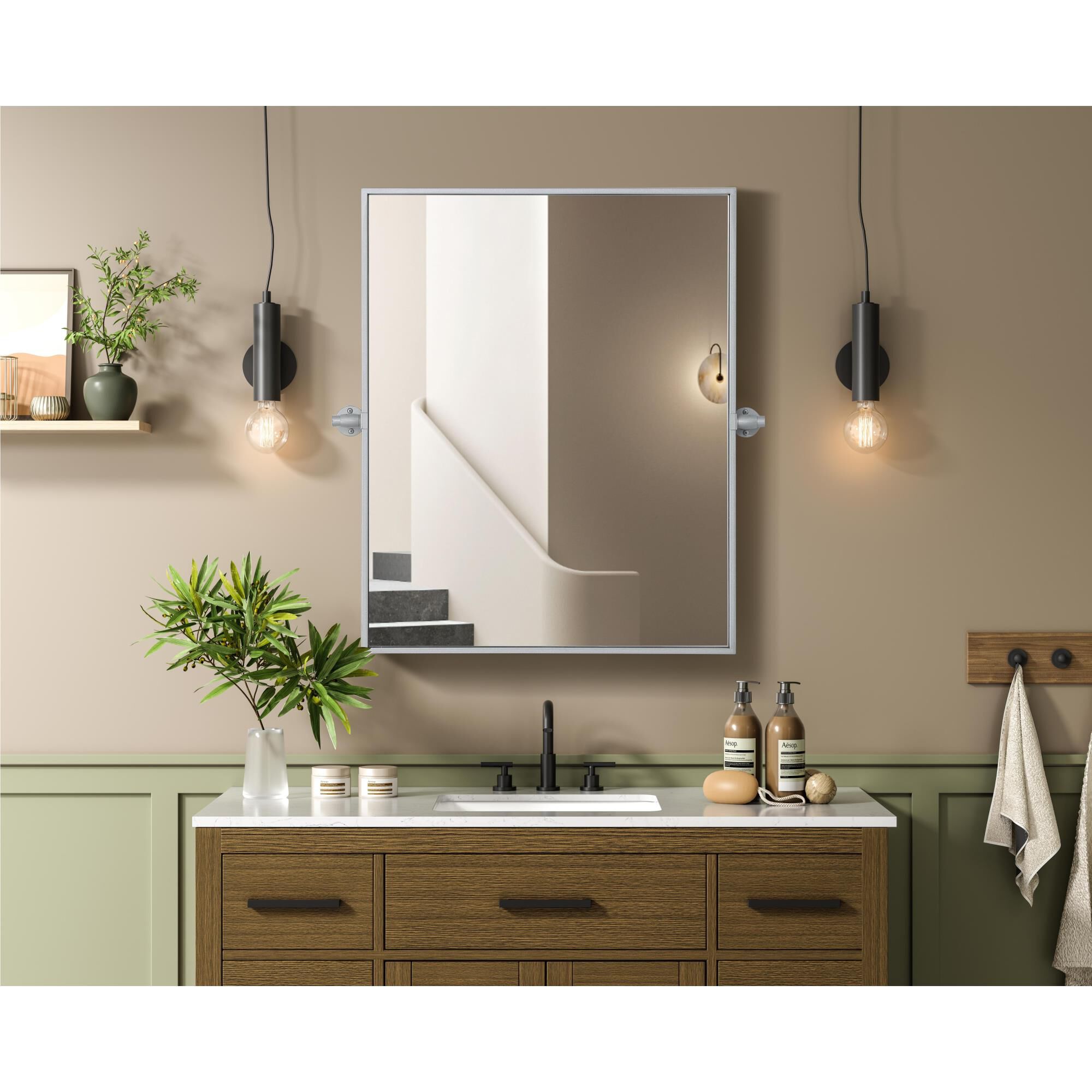 Shown in Silver finish