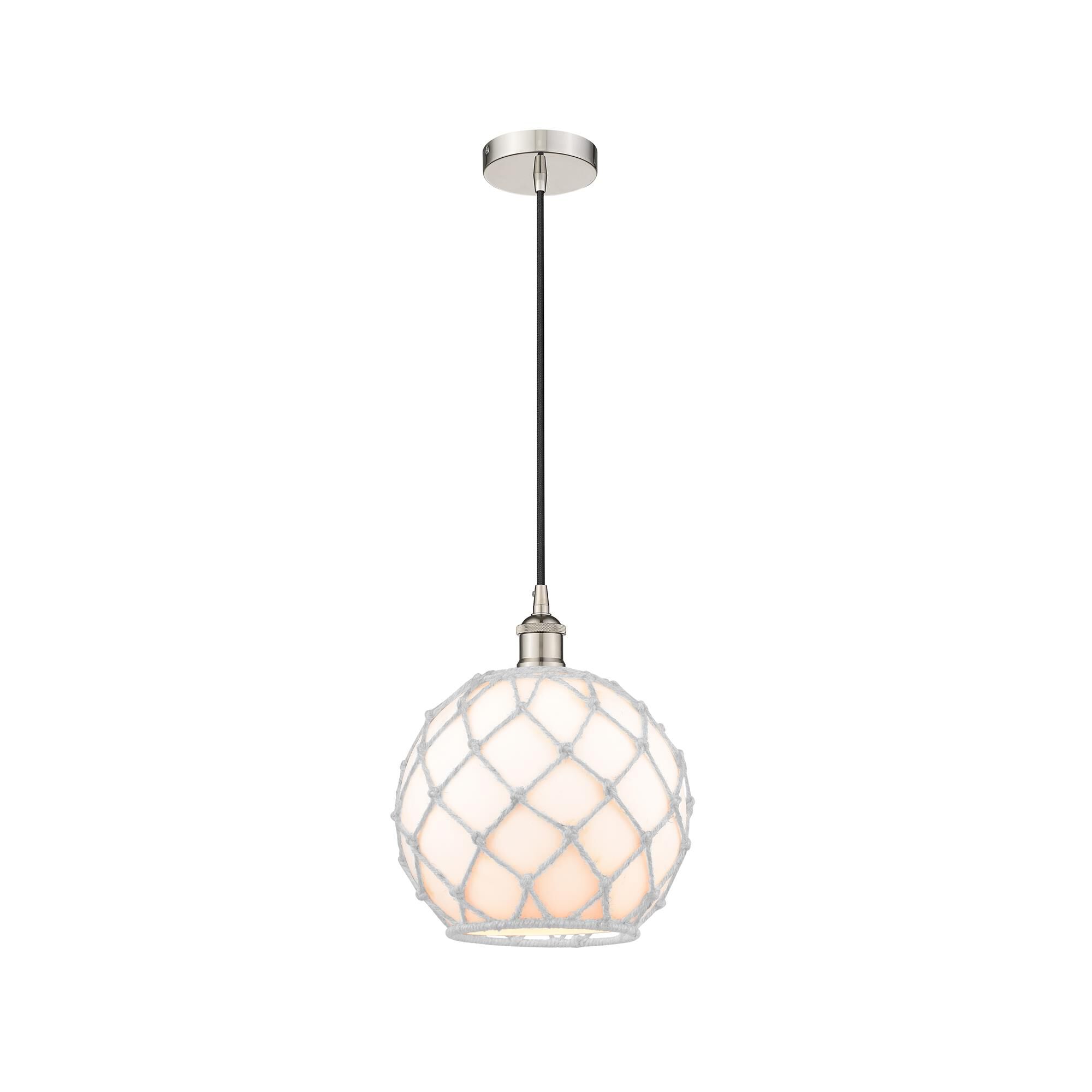Bruno Marashlian Farmhouse Rope 10 Inch Mini Pendant by Innovations Lighting