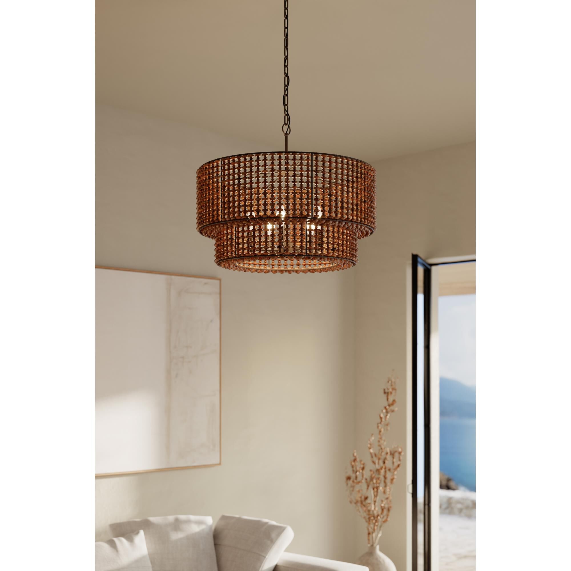 Beaudelle 30 Inch Large Pendant by Minka Lavery