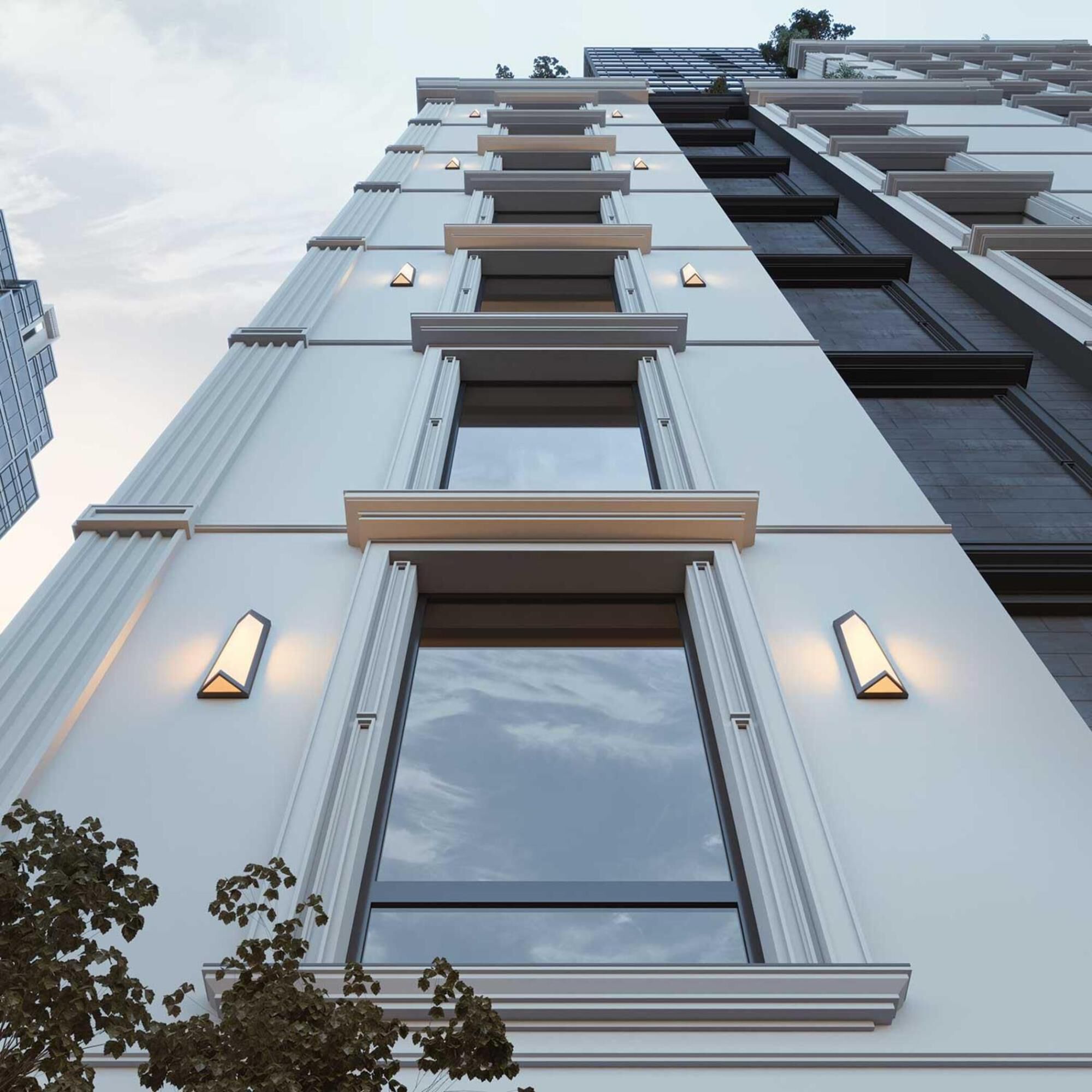 Pasadena 12 Inch Tall LED Outdoor Wall Light by AFX Lighting