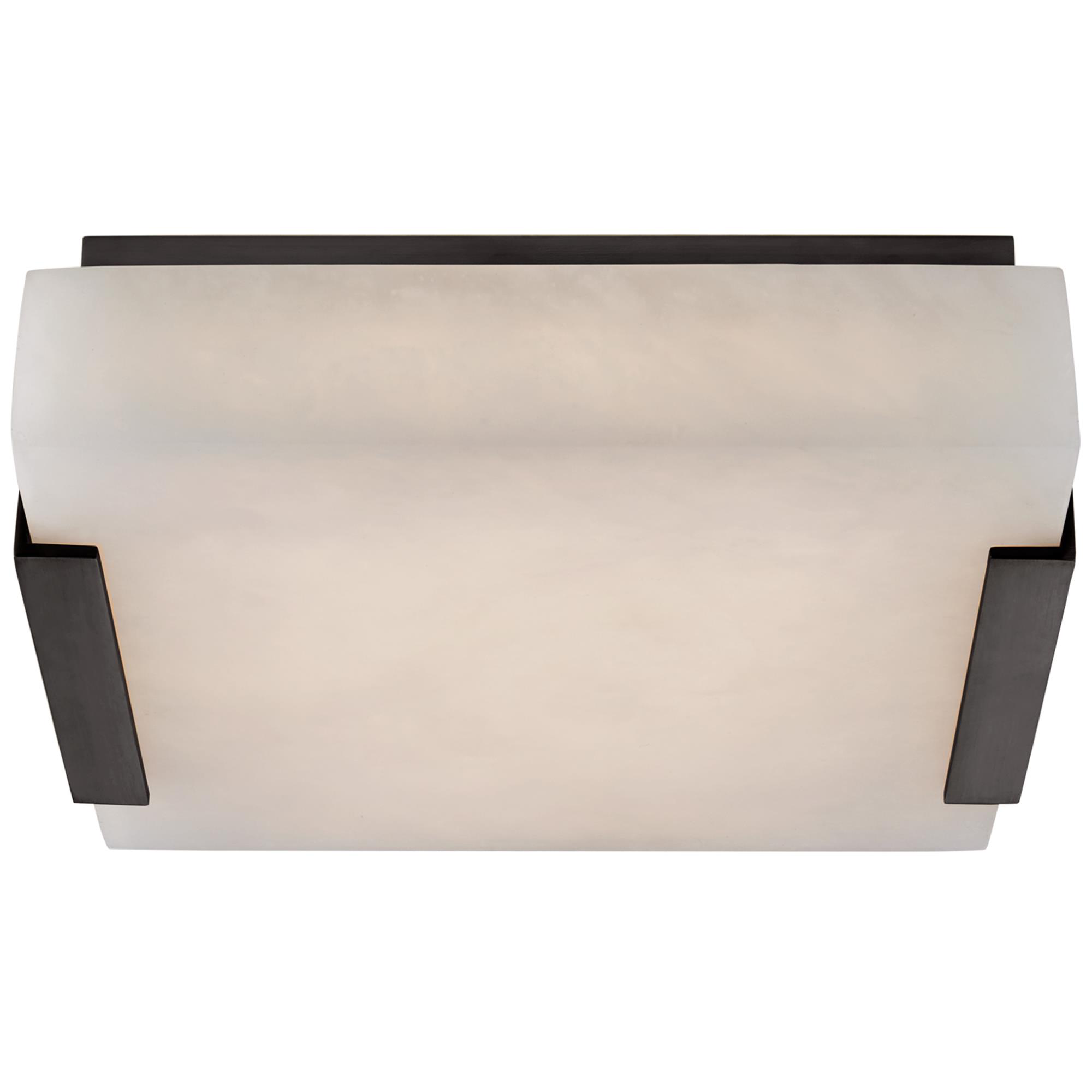Shown in Bronze finish and Alabaster glass