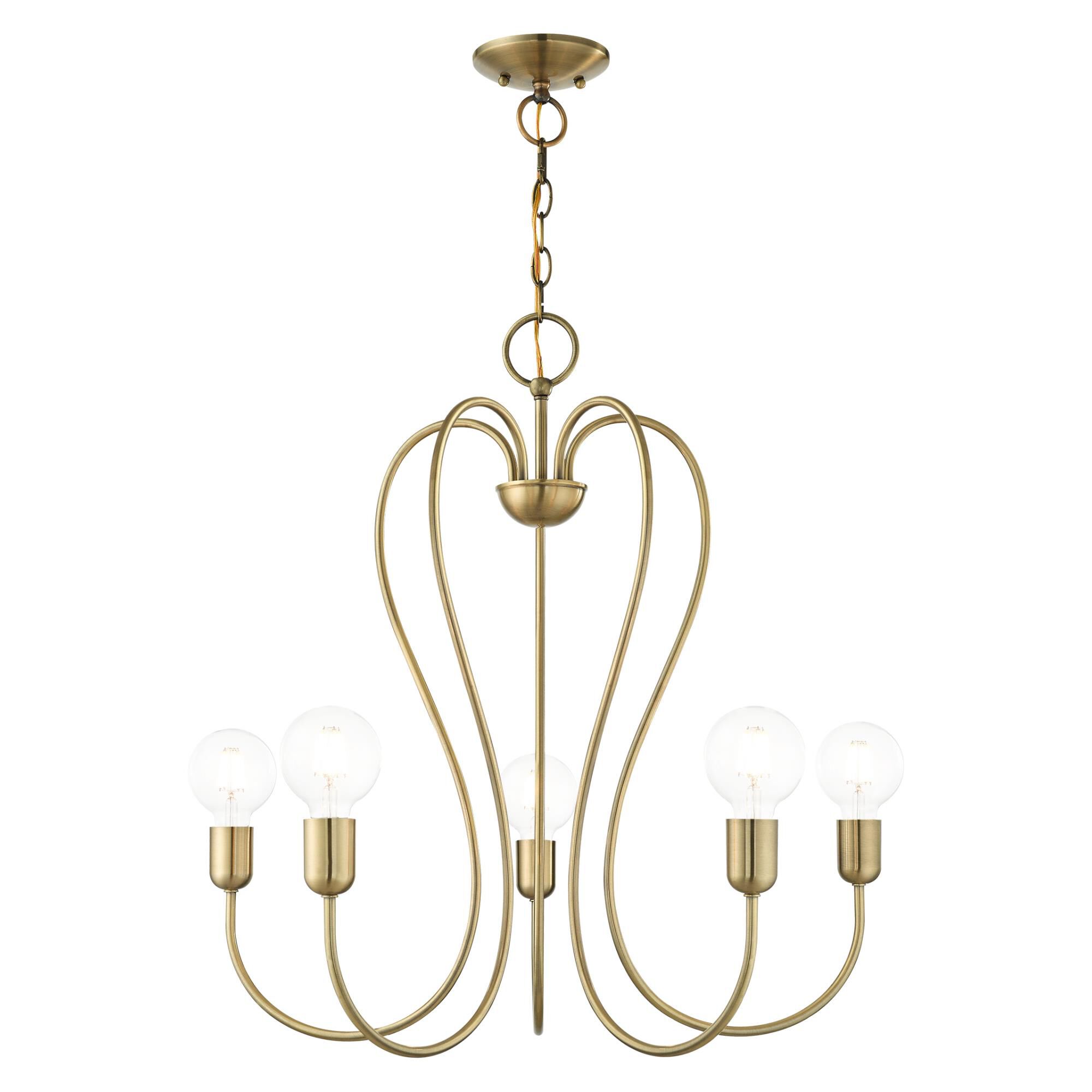 Lucerne 5 Light Chandelier by Livex Lighting