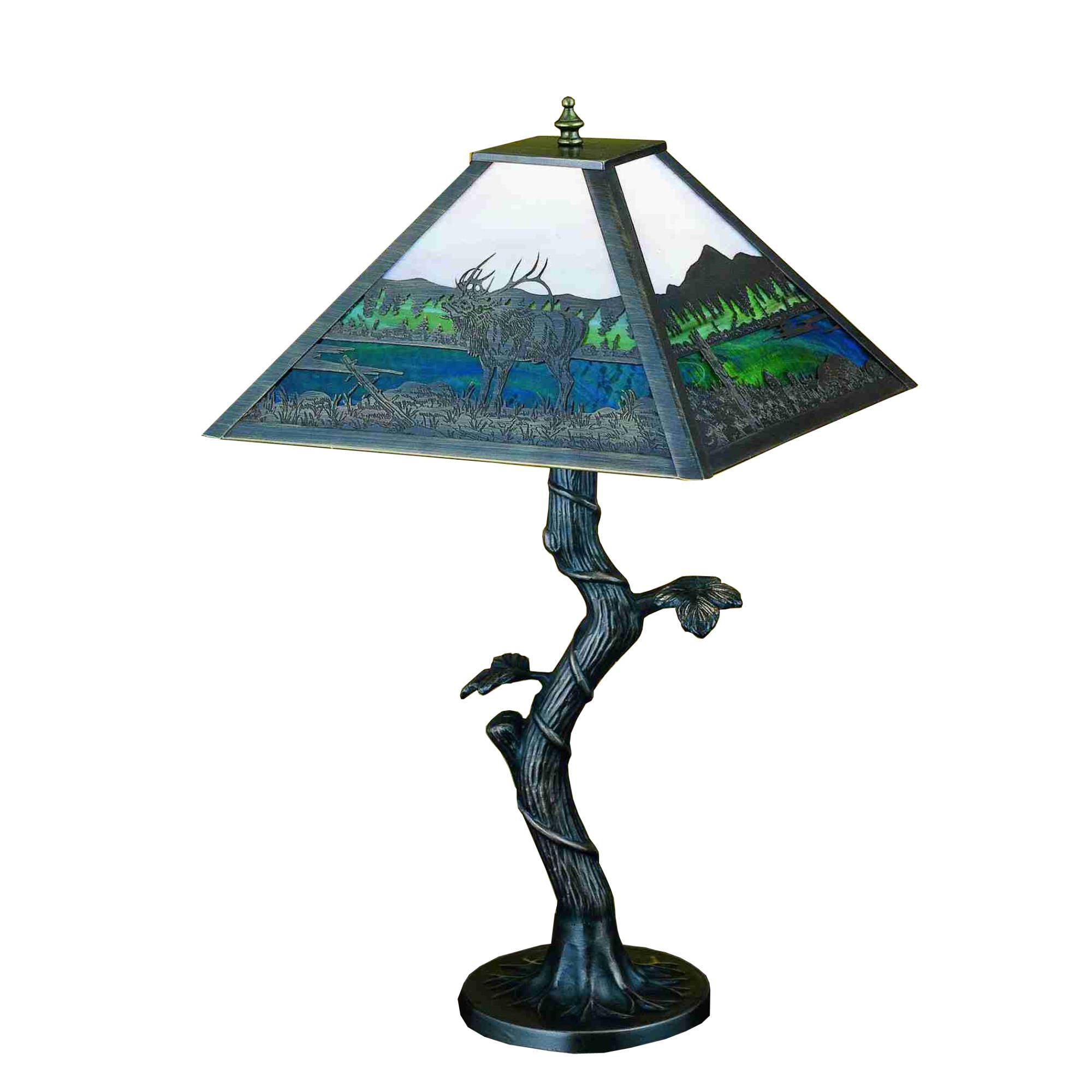 Elk Creek Mission 25 Inch Table Lamp by Meyda Lighting