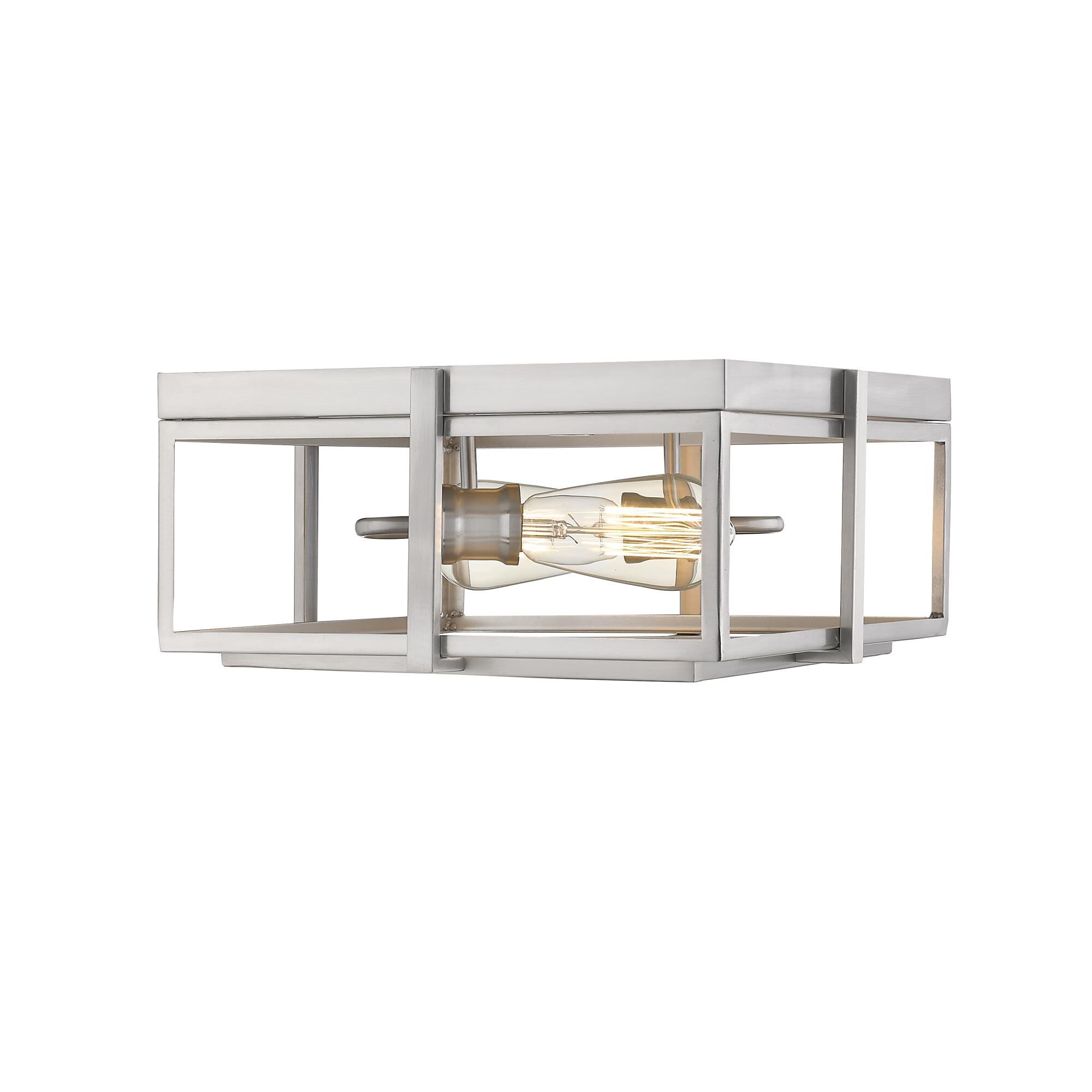 Shown in Brushed Nickel finish and --- glass and --- shade