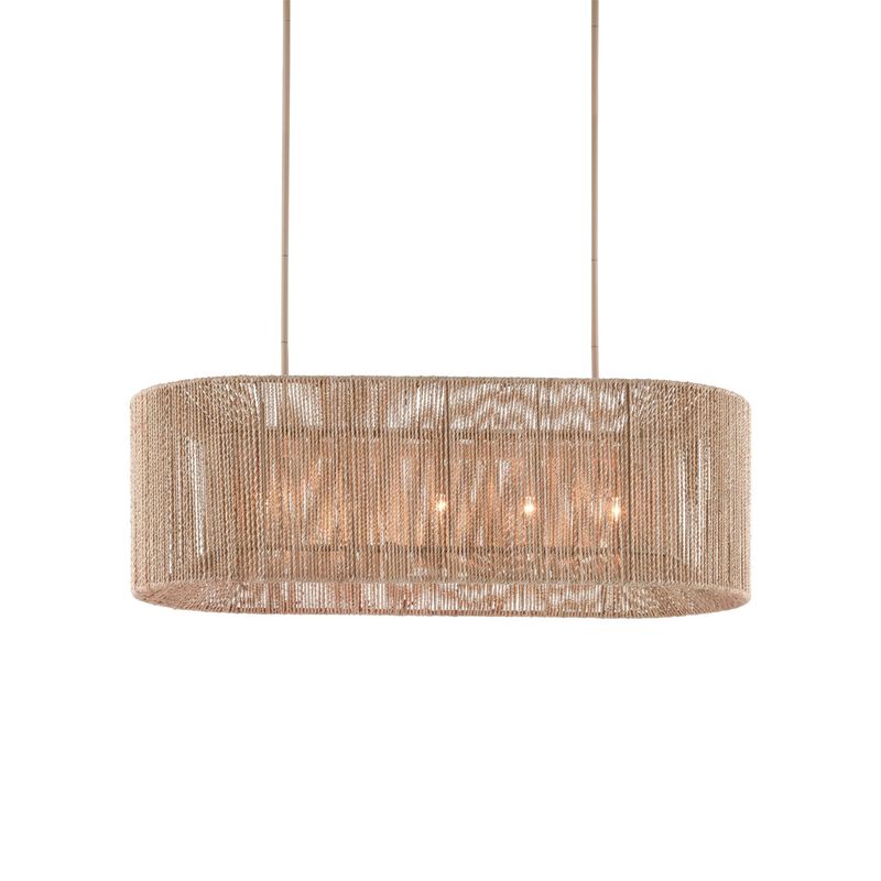 Mereworth 42 Inch 5 Light Linear Suspension Light by Currey and Company