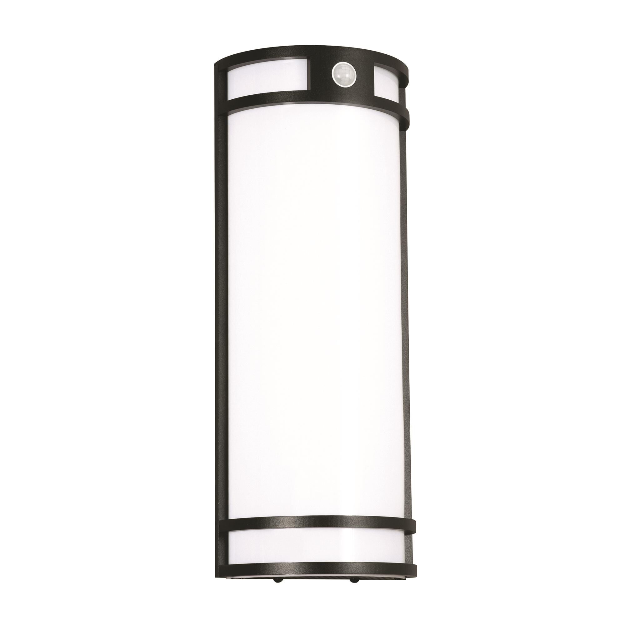 Shown in Black finish and White Acrylic shade