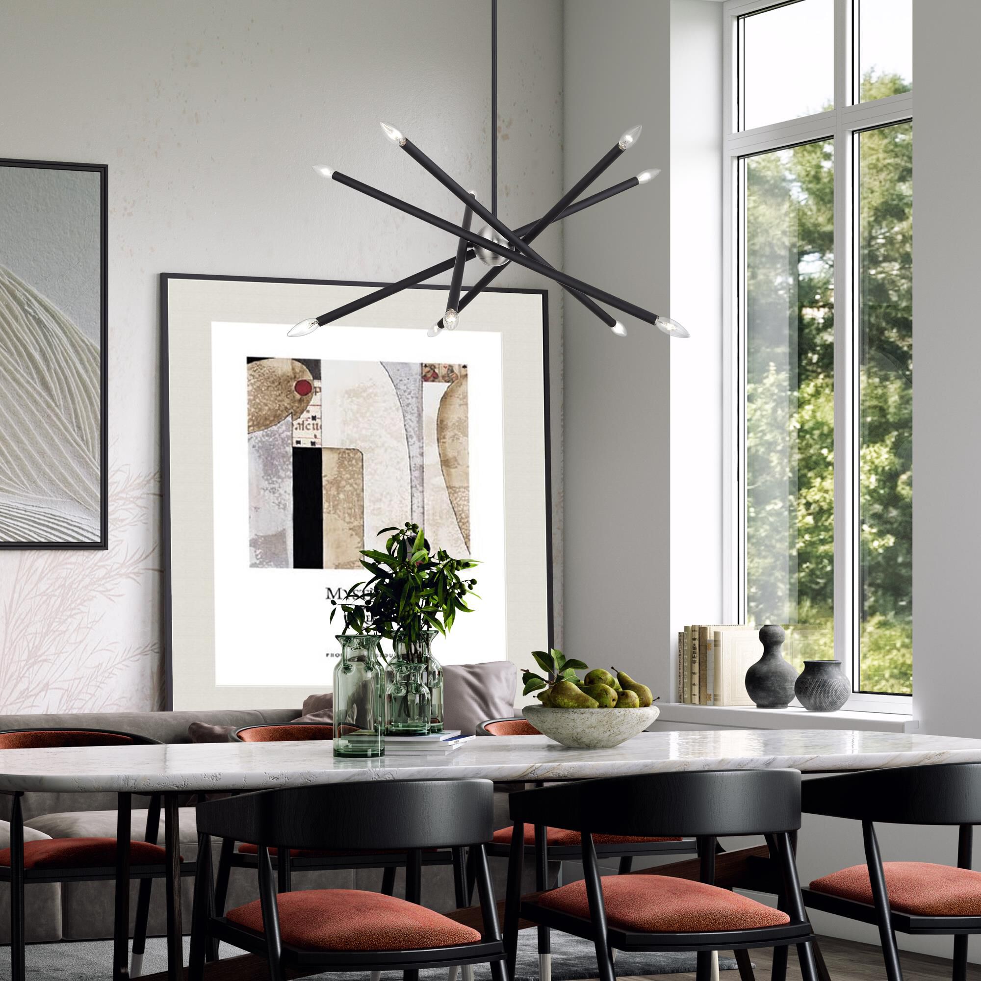 Soho 28 Inch Chandelier by Livex Lighting