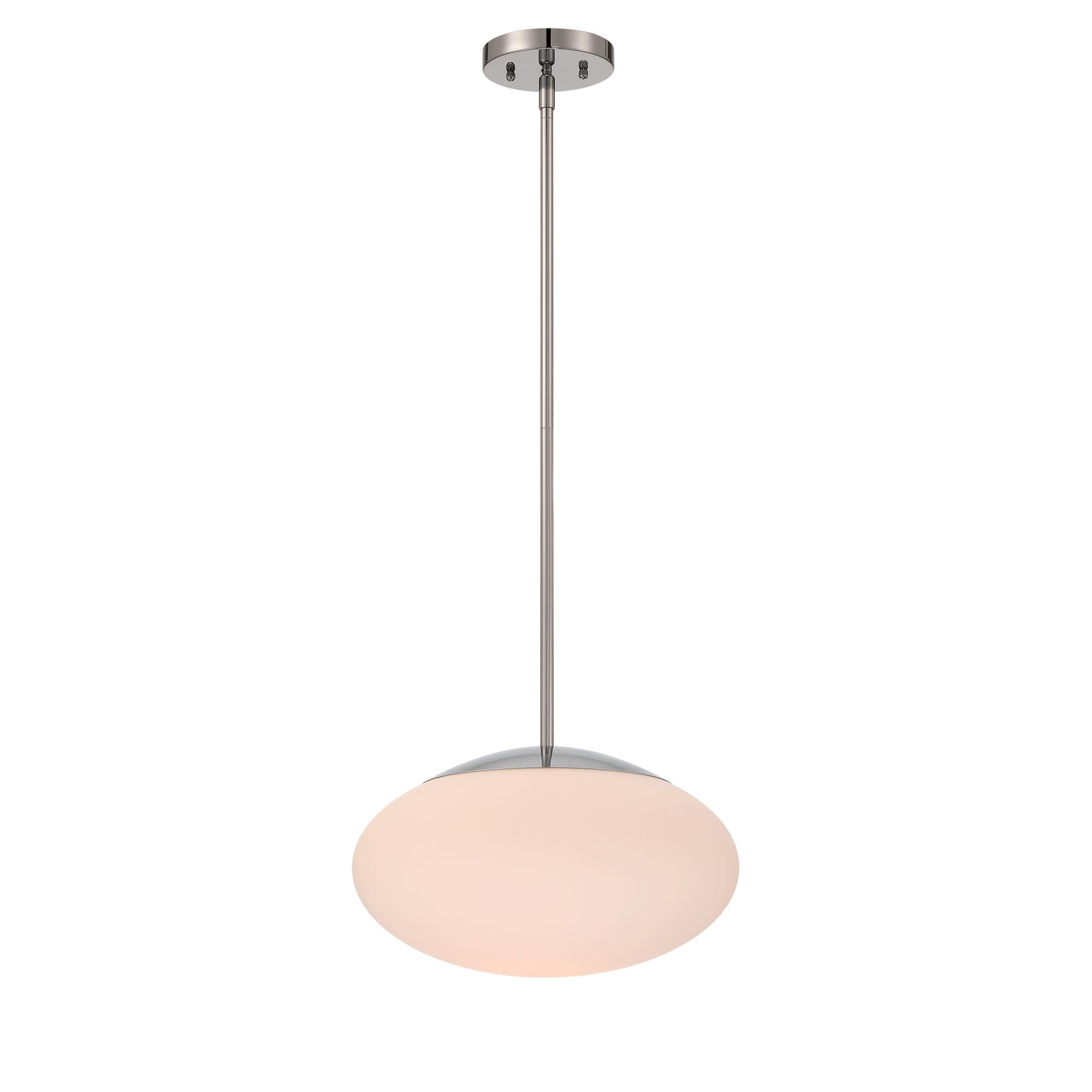 Shown in Chrome finish and Frostwhite glass