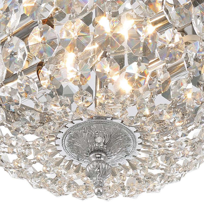 Ceiling 10 Inch 2 Light Semi Flush Mount by Crystorama