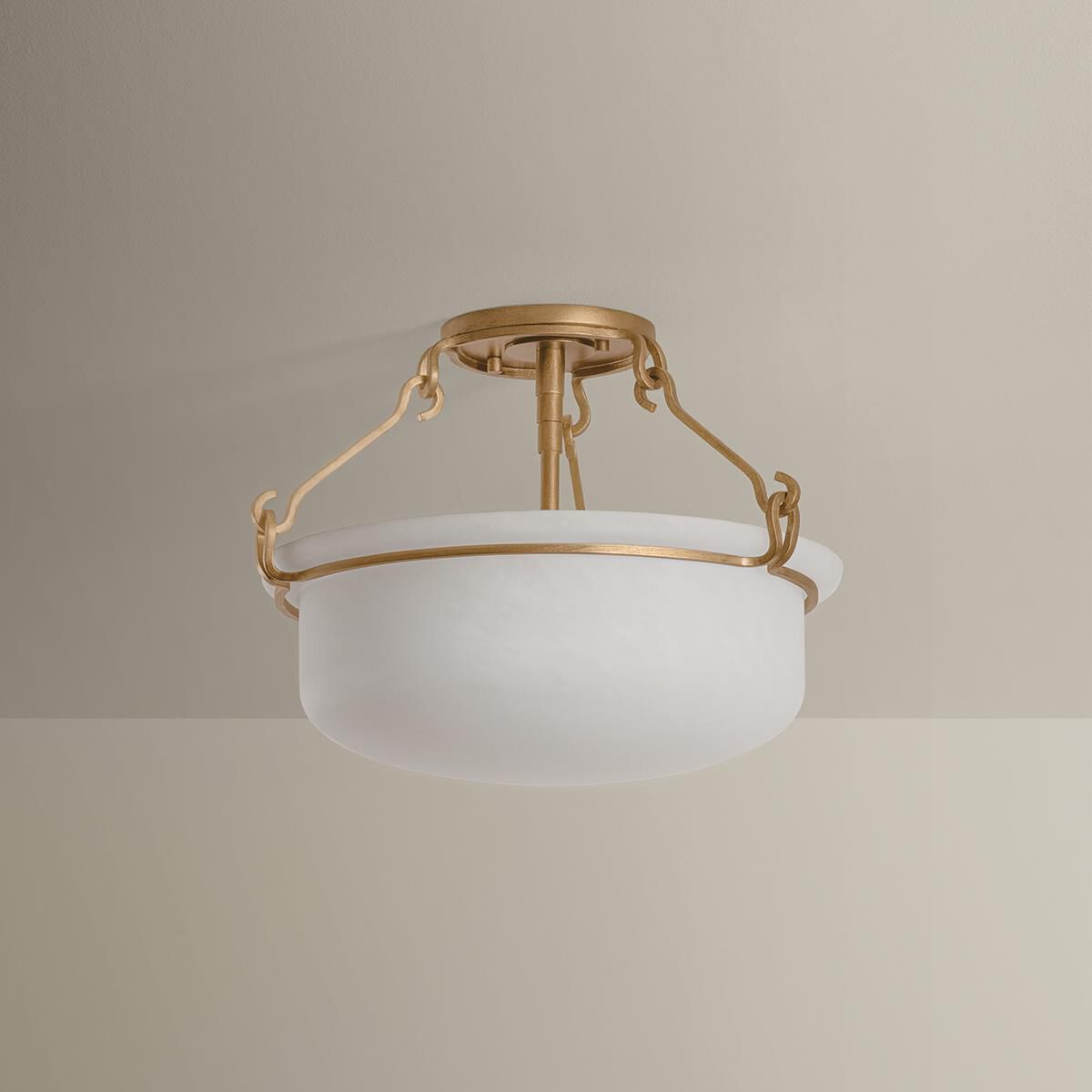 Lowerre 17 Inch Semi Flush Mount by Hudson Valley Lighting