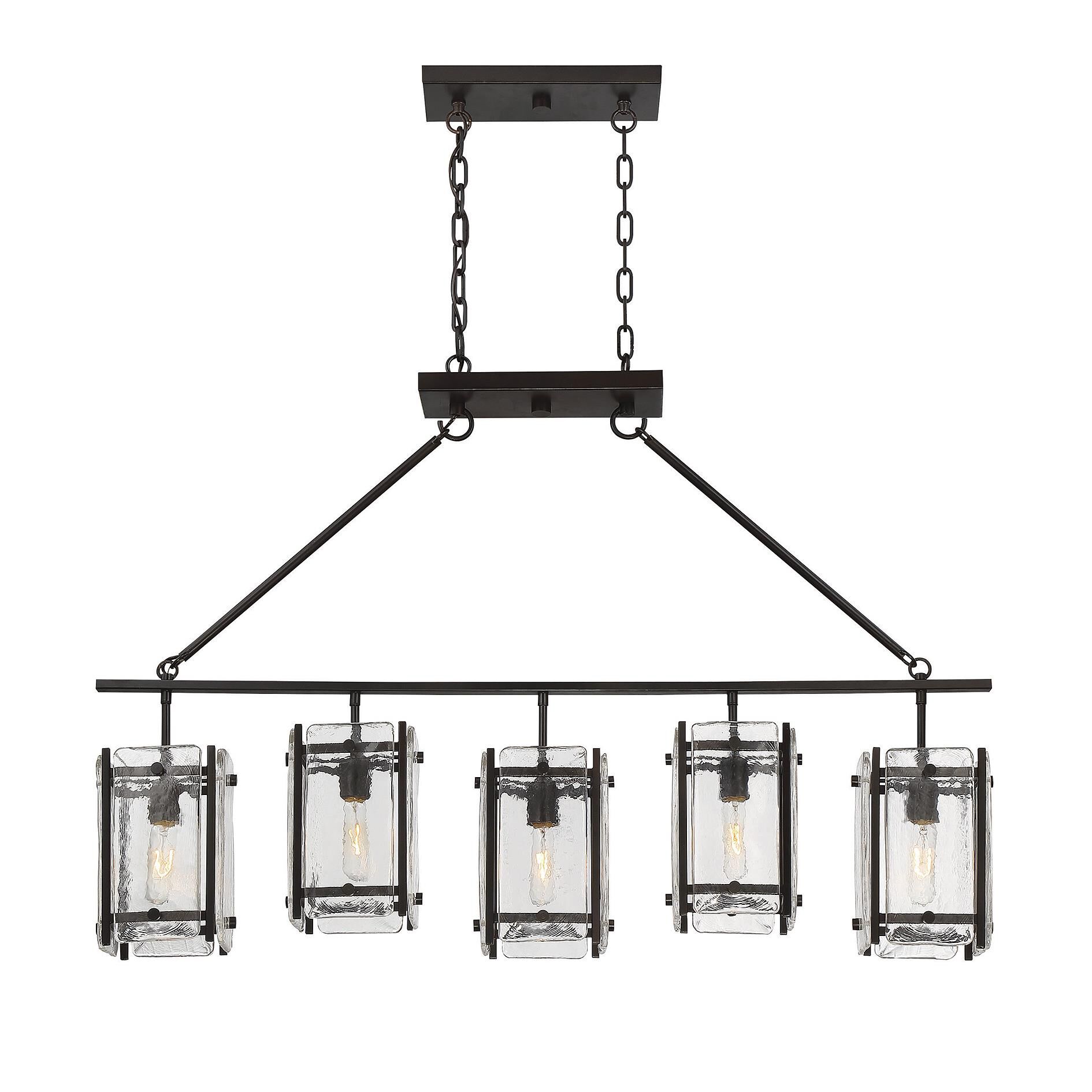 Brian Thomas Glenwood 45 Inch 5 Light Linear Suspension Light by Savoy House