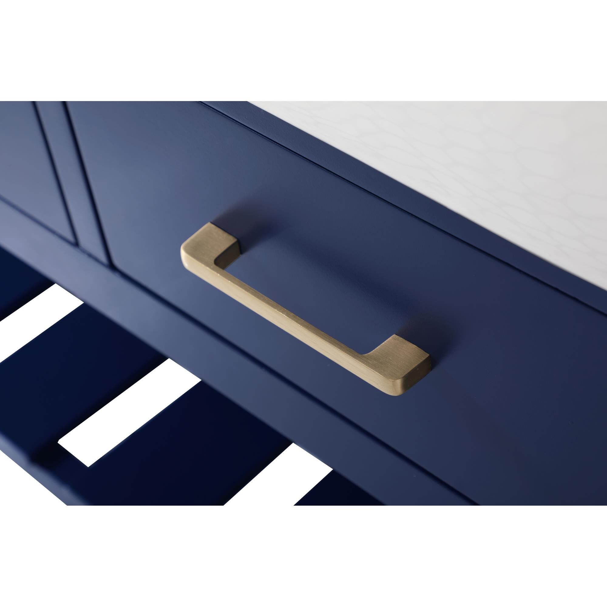 Shown in Blue finish