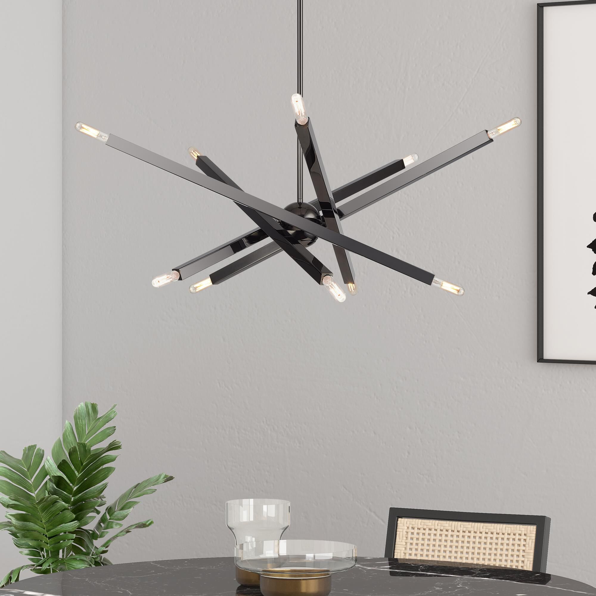 Monaco 32 Inch Chandelier by Livex Lighting