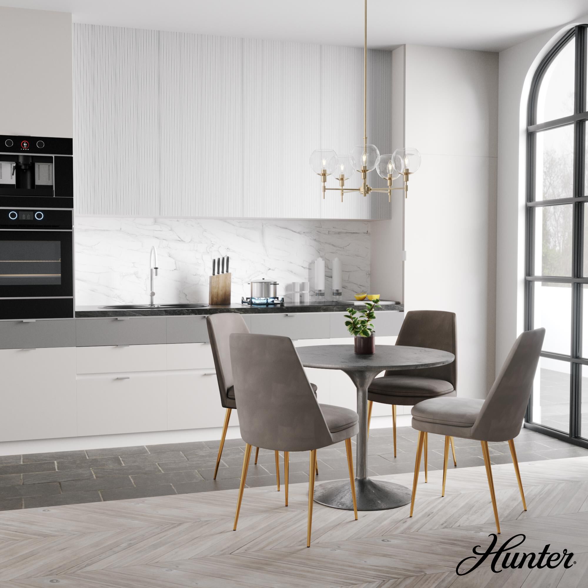 Xidane 24 Inch 5 Light Chandelier by Hunter Fan