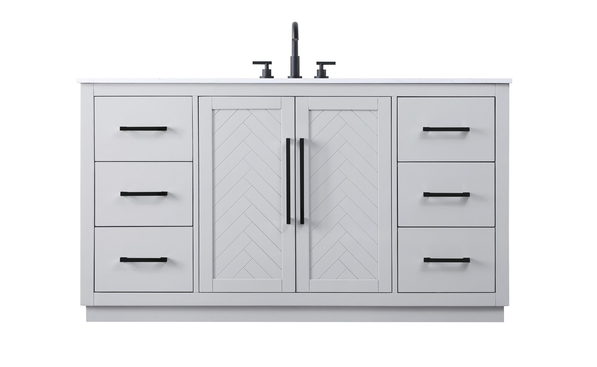 Shown in Grey finish