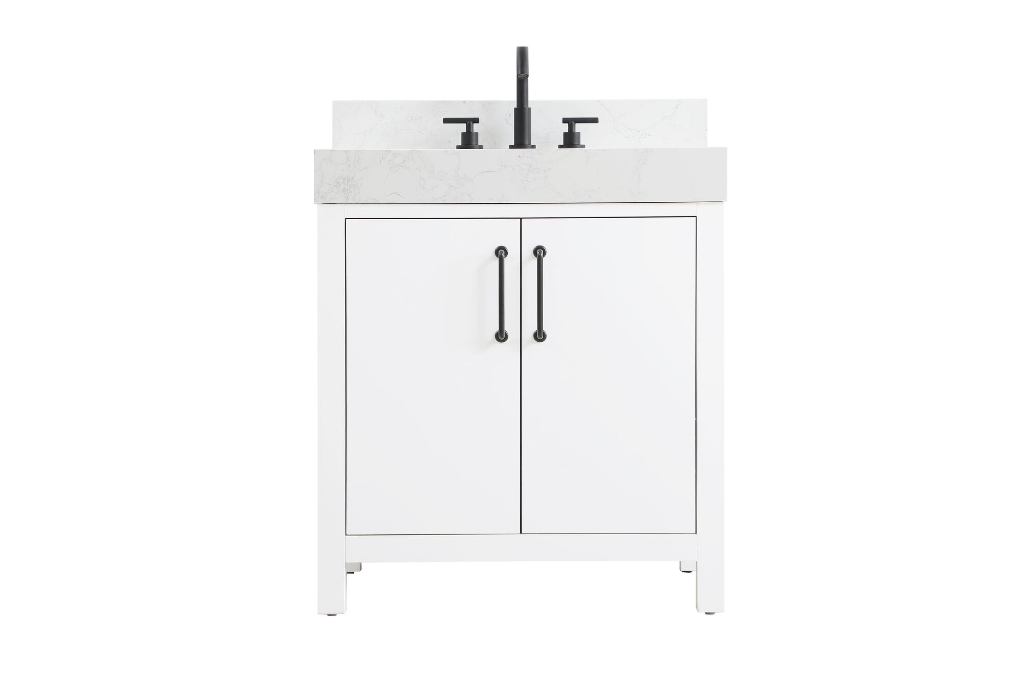 Shown in White finish
