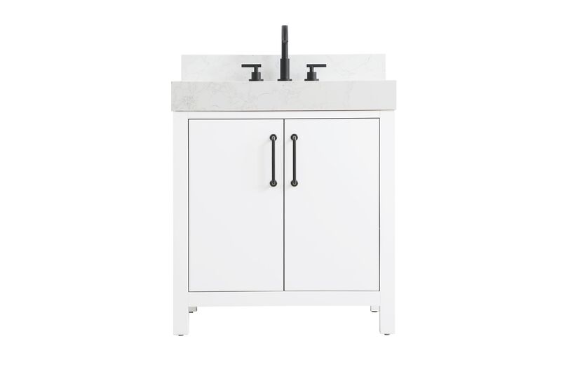 Nathan 30 Inch Bath Vanity by Elegant Dcor