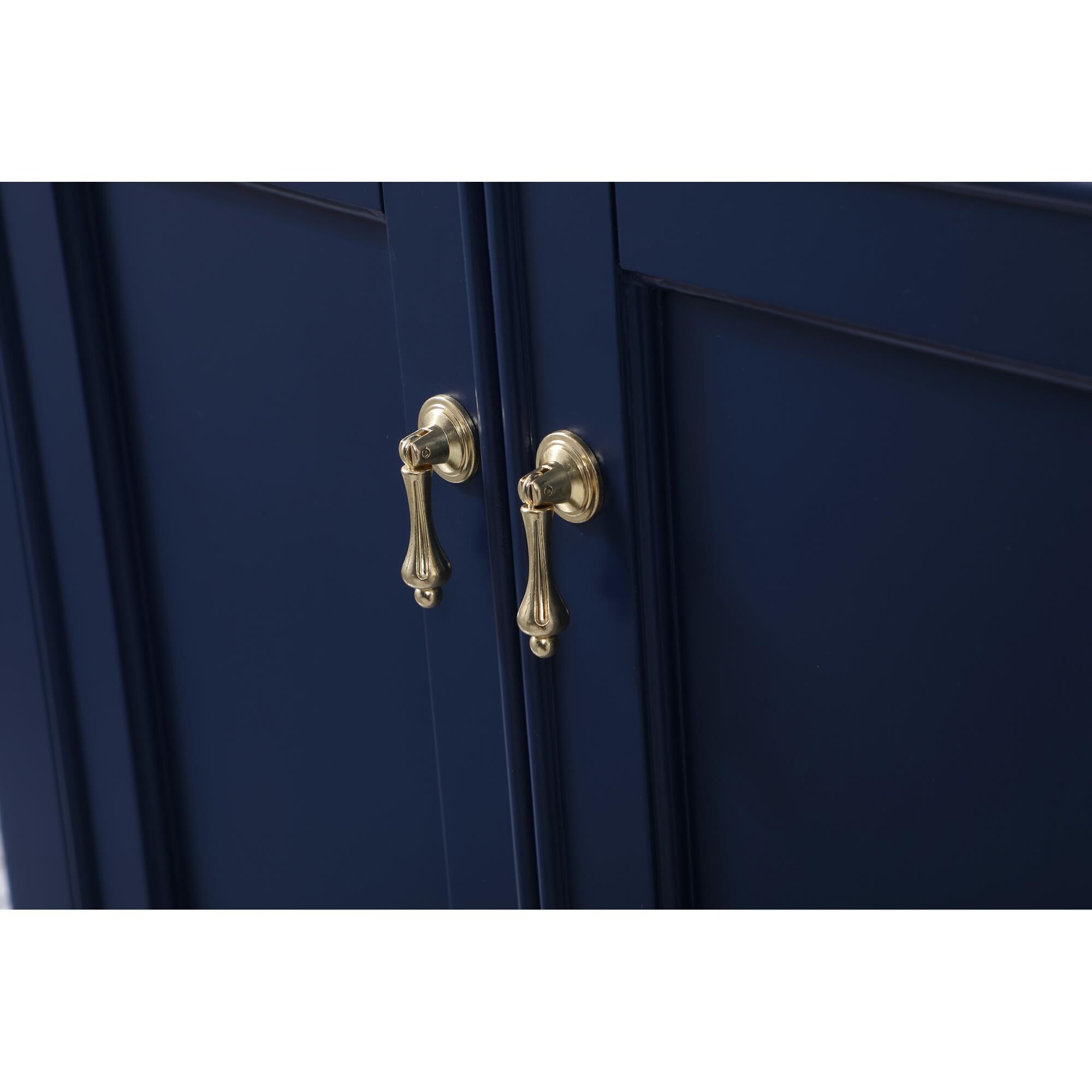 Shown in Blue finish